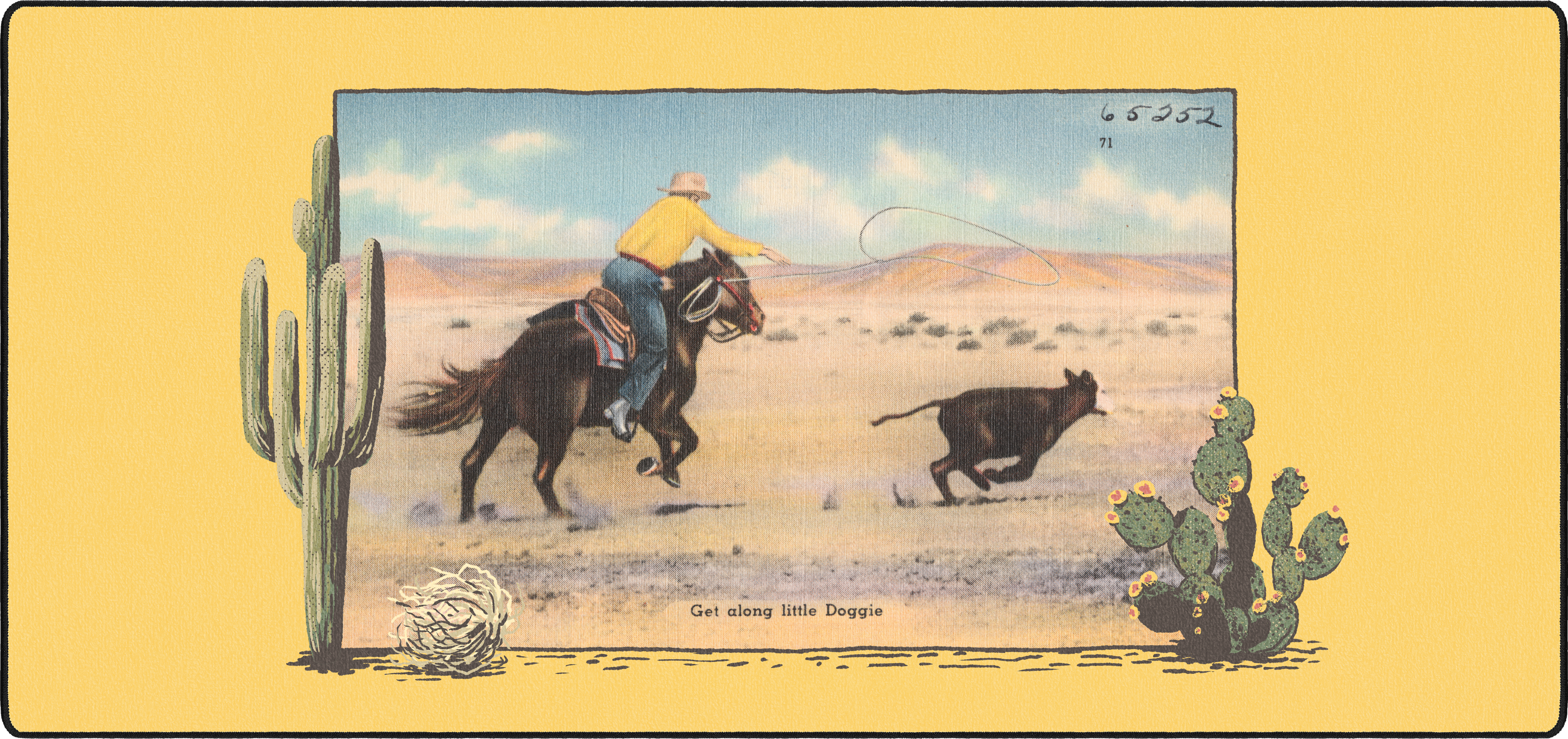 Get Along Lil Doggie mousepad thumbnail, Original, Large/XXL
