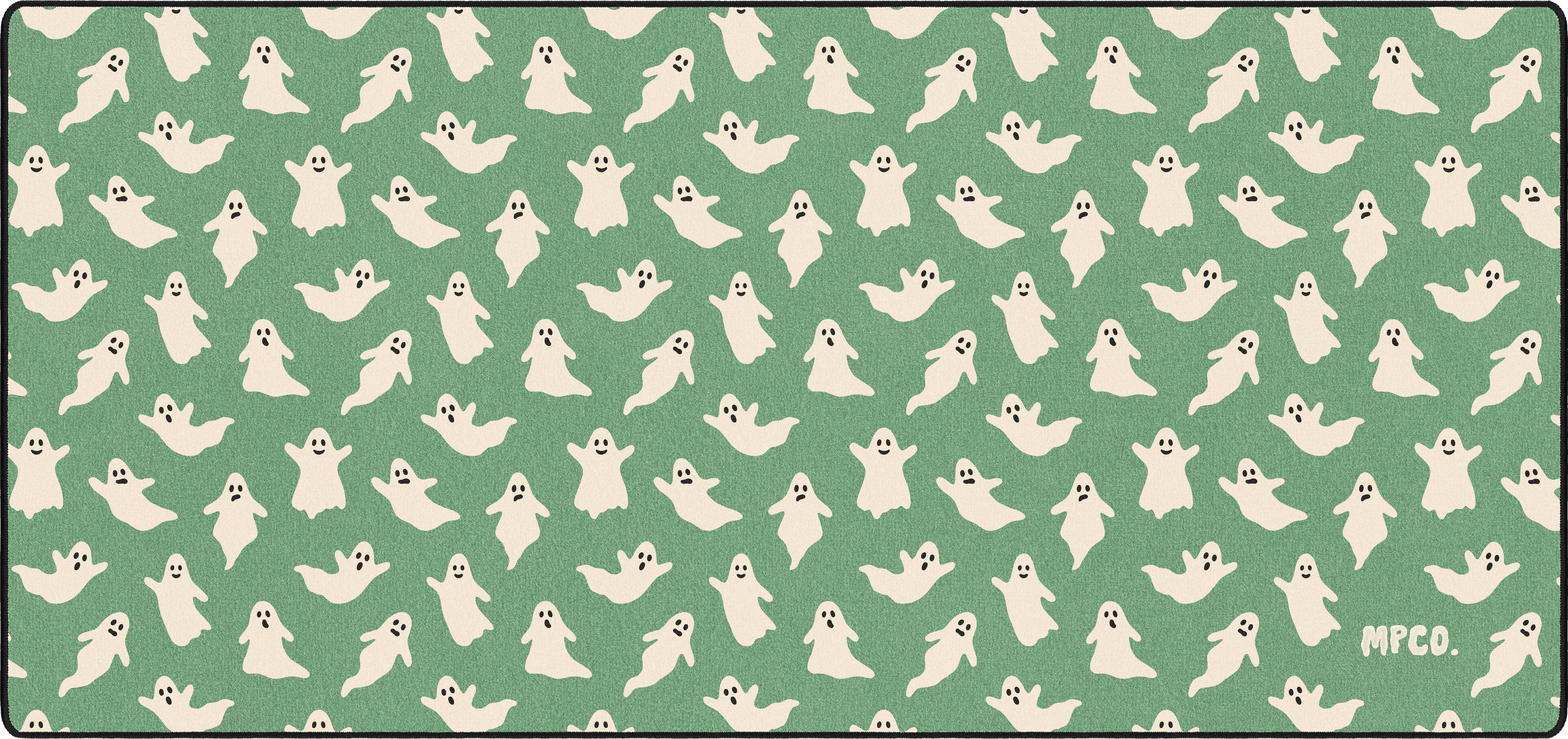 Ghosts ghost-grn-lrg mousepad