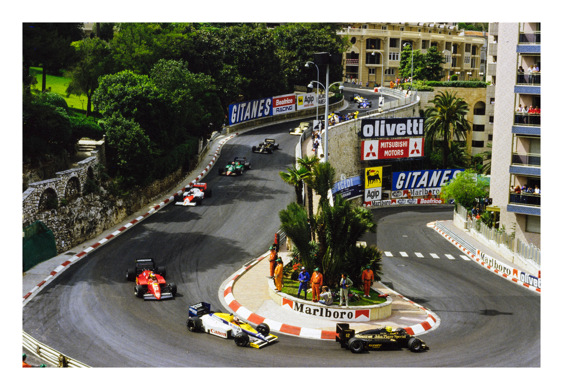 Monaco GP, '85 Racing Poster | Giant 3×2 Wall Print – Mousepad Co