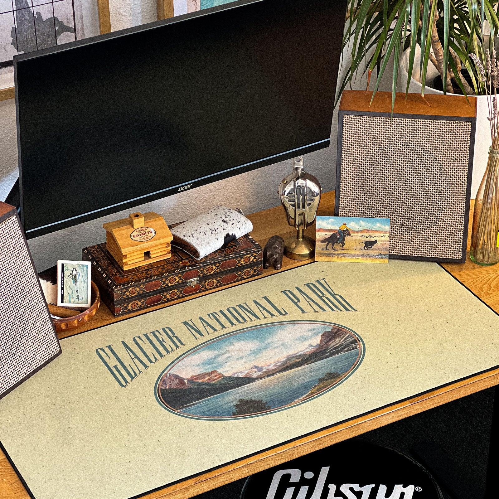 Glacier National Park - Original desk setup