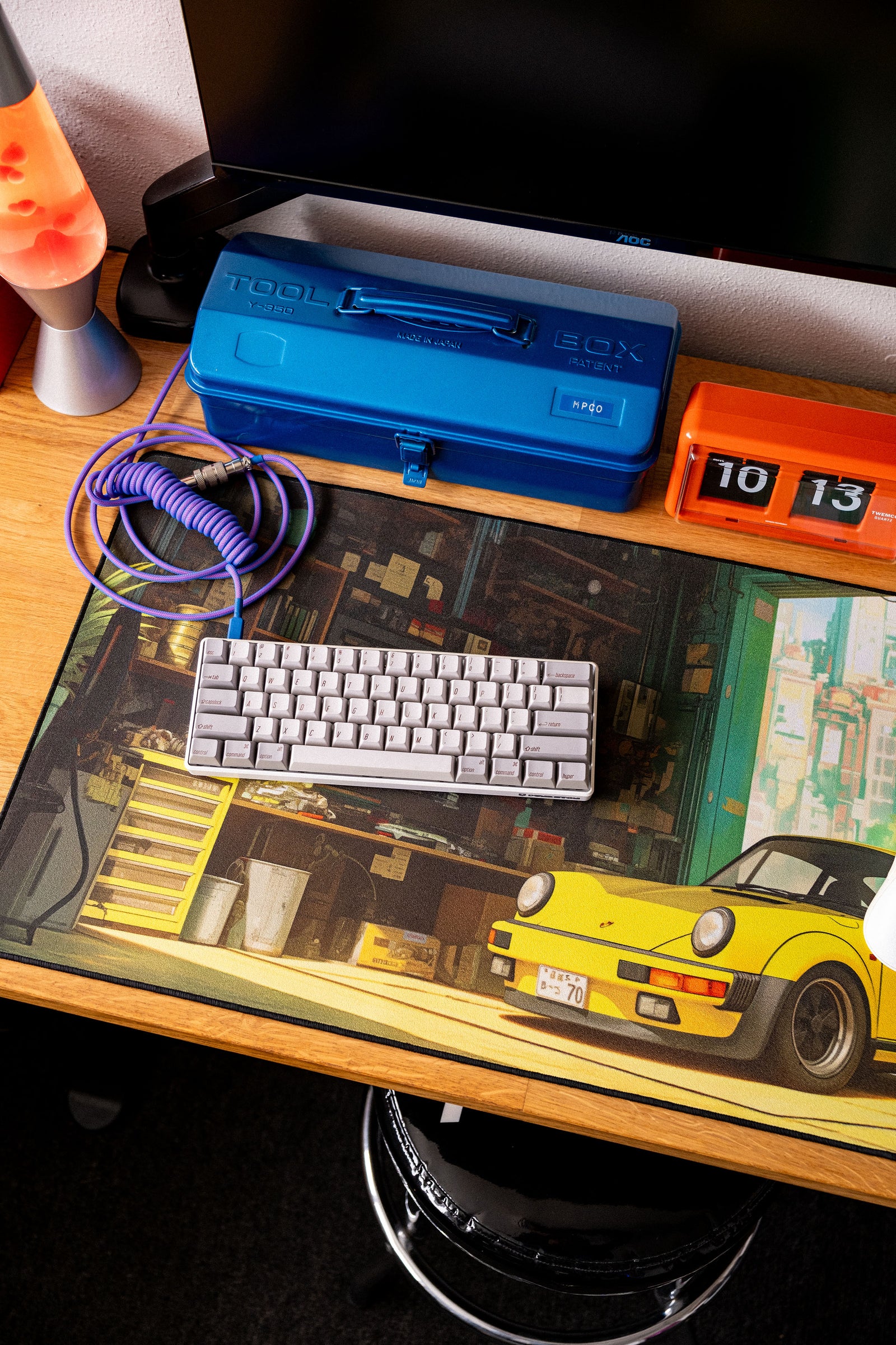 Gramp's Garage - Original desk setup