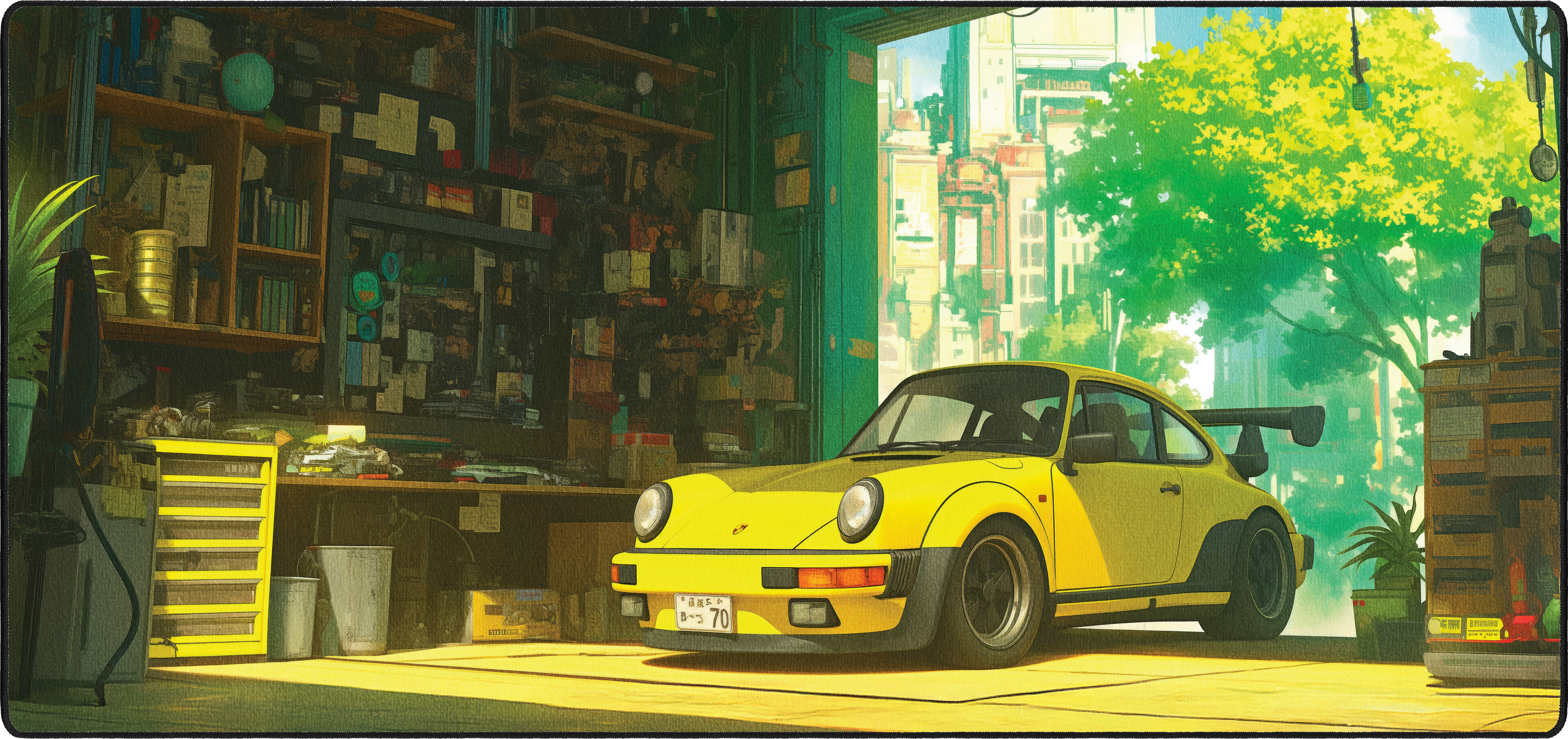 Gramp's Garage mousepad thumbnail, Original, Large/XXL