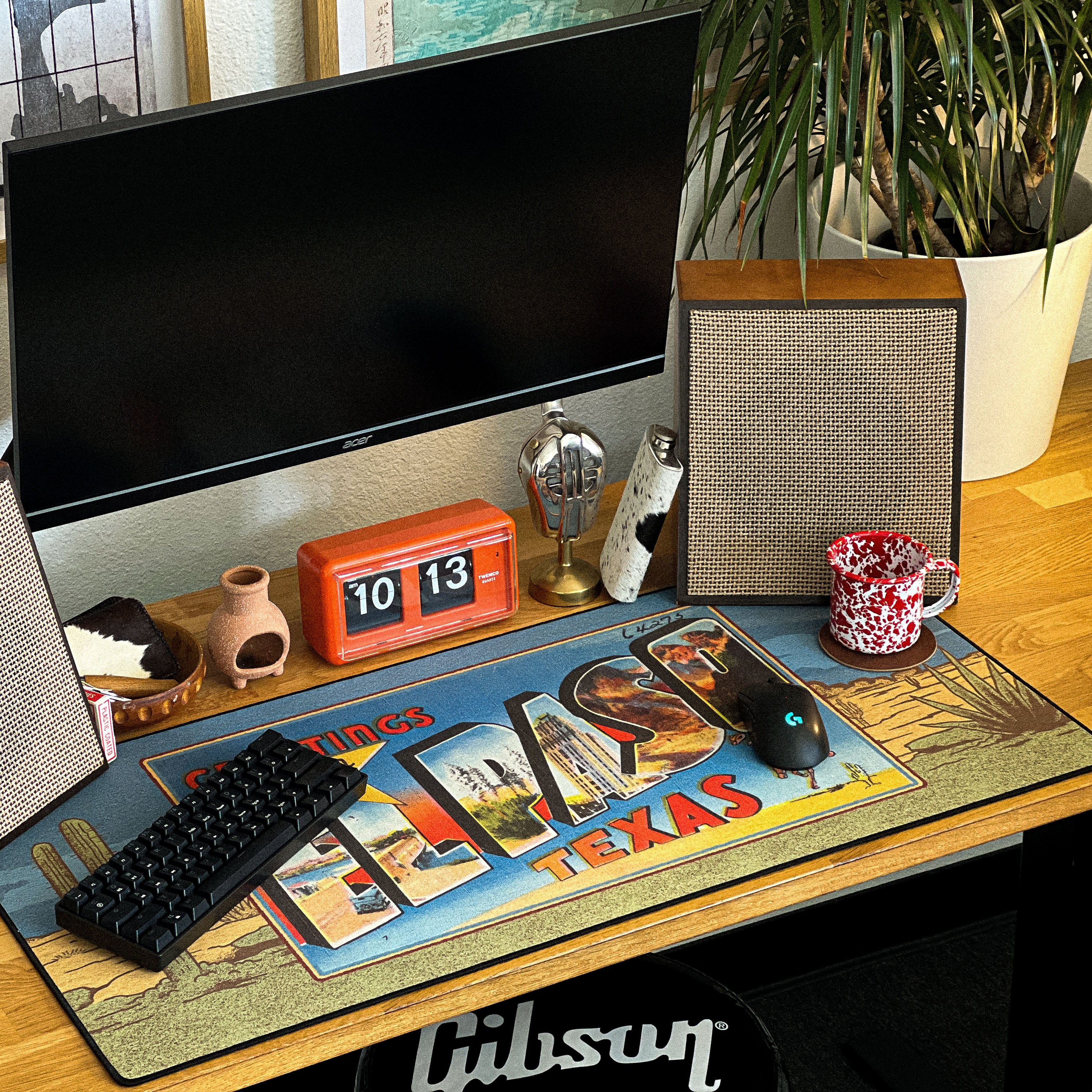 Greetings From El Paso - Original desk setup