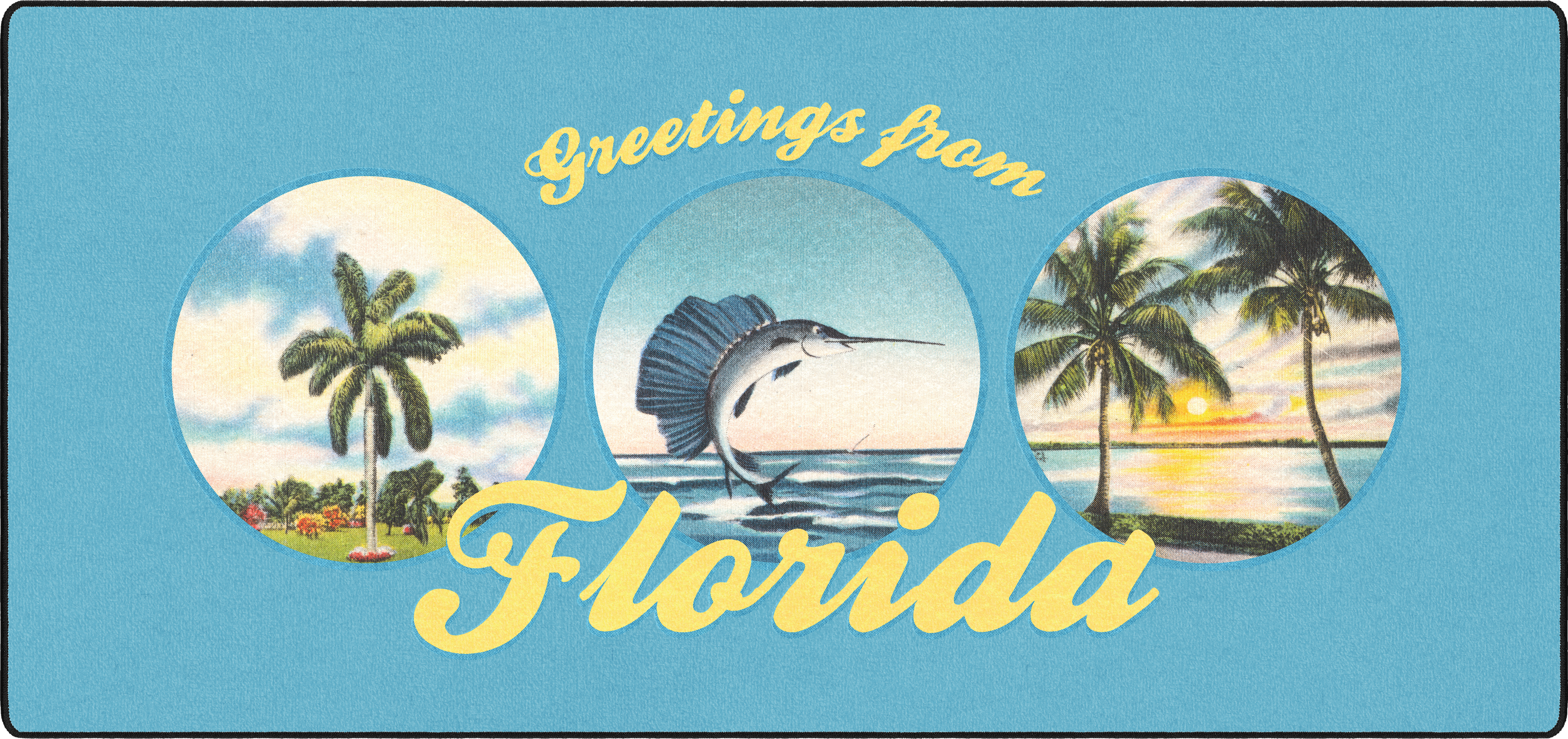 Greetings From Florida mousepad thumbnail, Original, Large/XXL