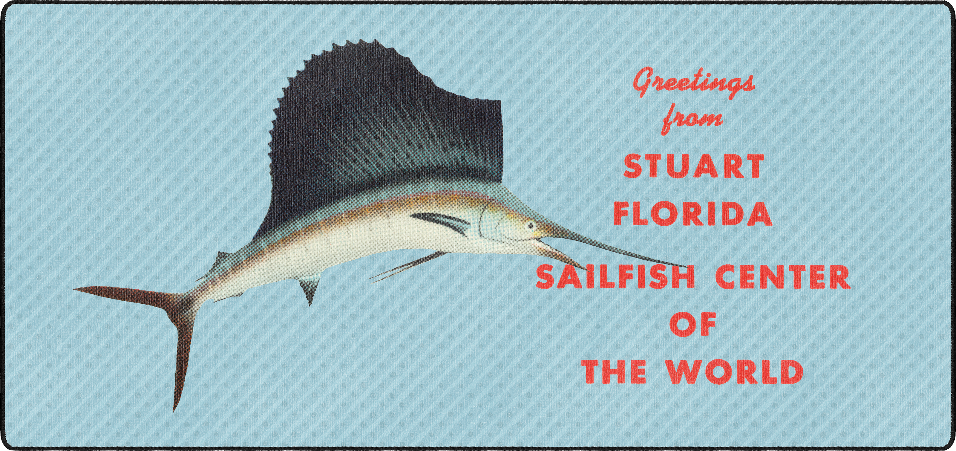 Greetings From Stuart, Florida mousepad thumbnail, Original, Large/XXL