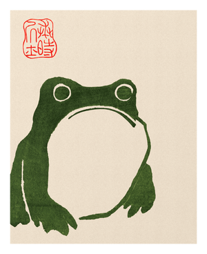 Grumpy the Frog, by Matsumoto Hoji