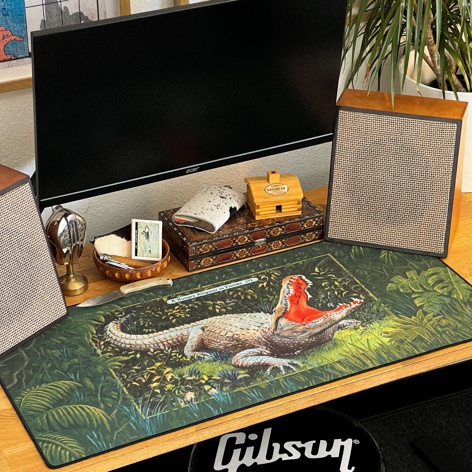 Hungry Alligator - Original desk setup