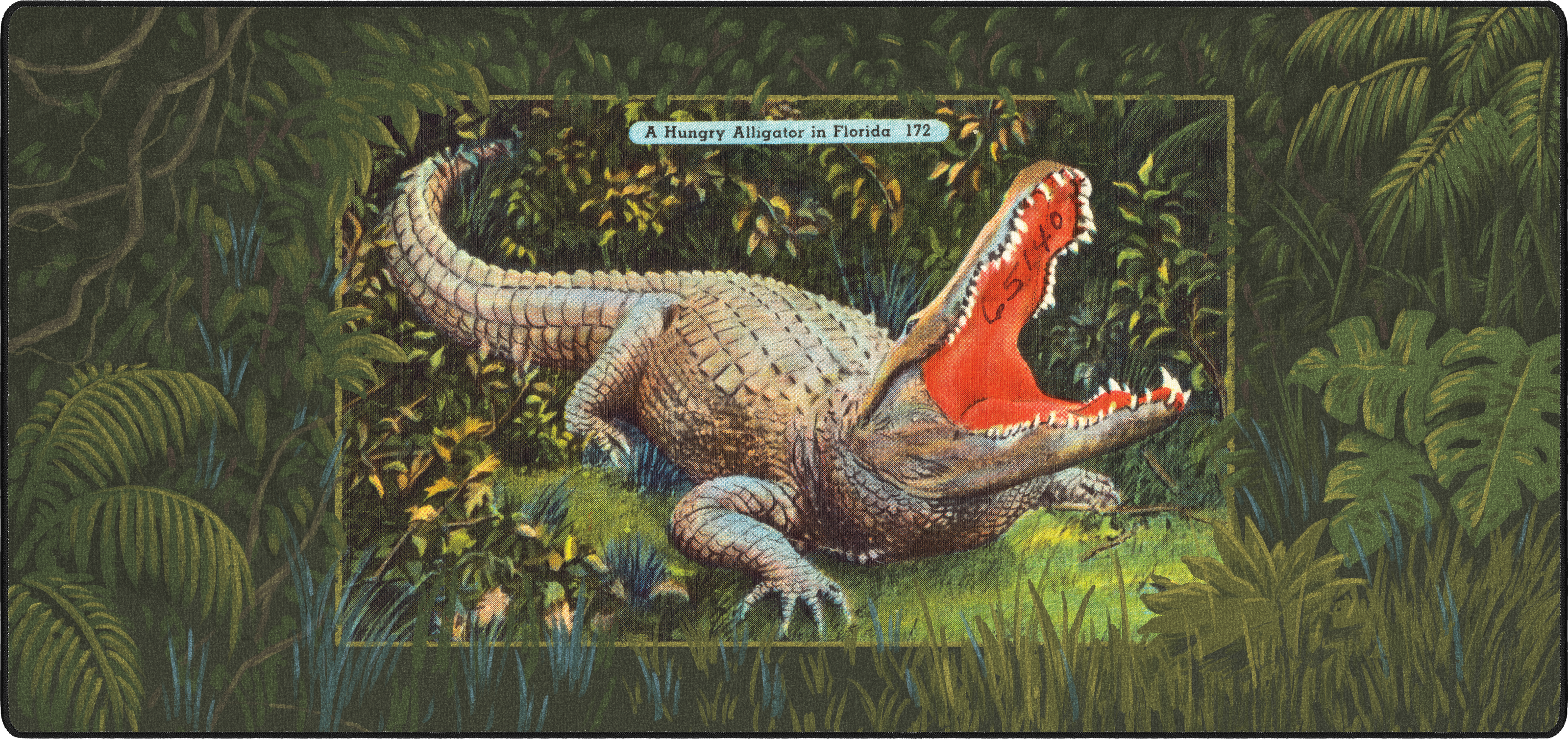 Hungry Alligator mousepad thumbnail, Original, Large/XXL