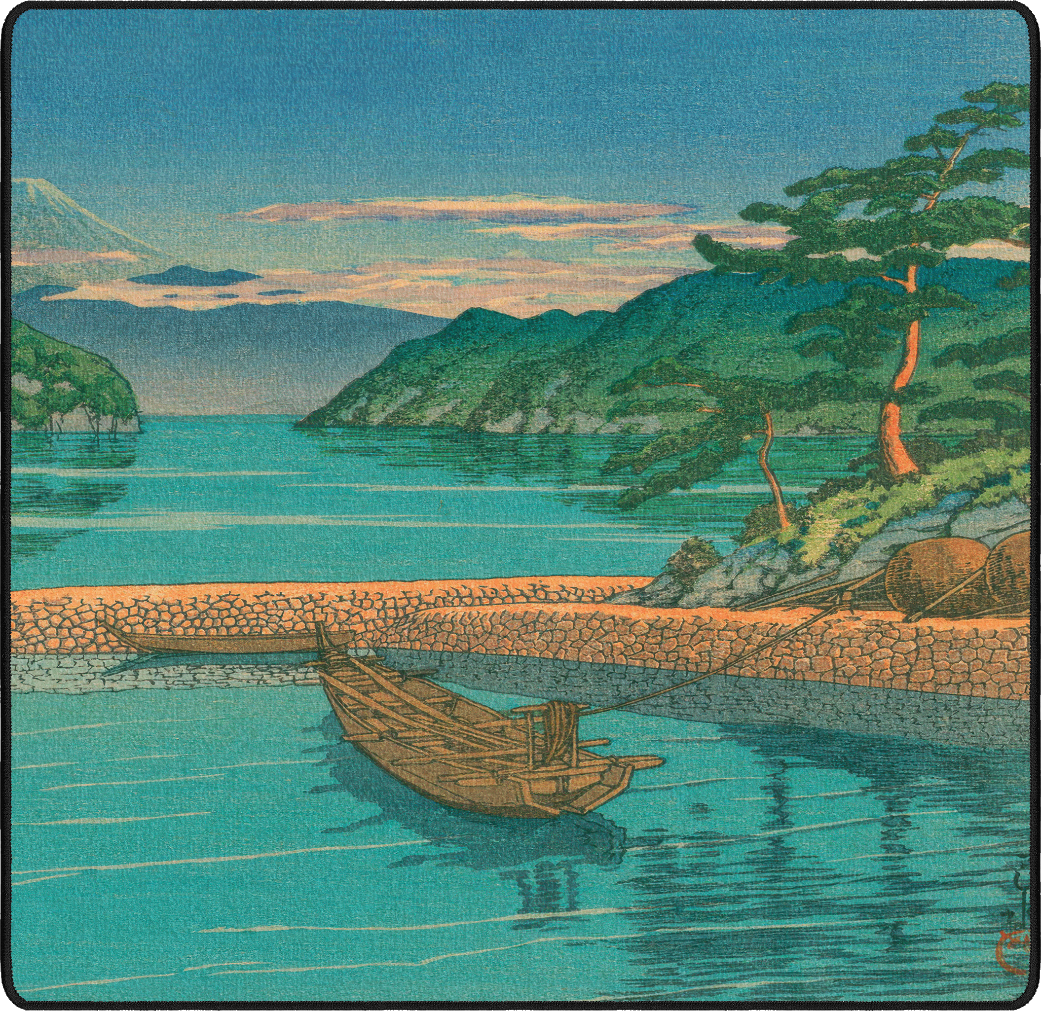 Izuno Mitsu, by Hasui mousepad thumbnail, Original, Medium/Small