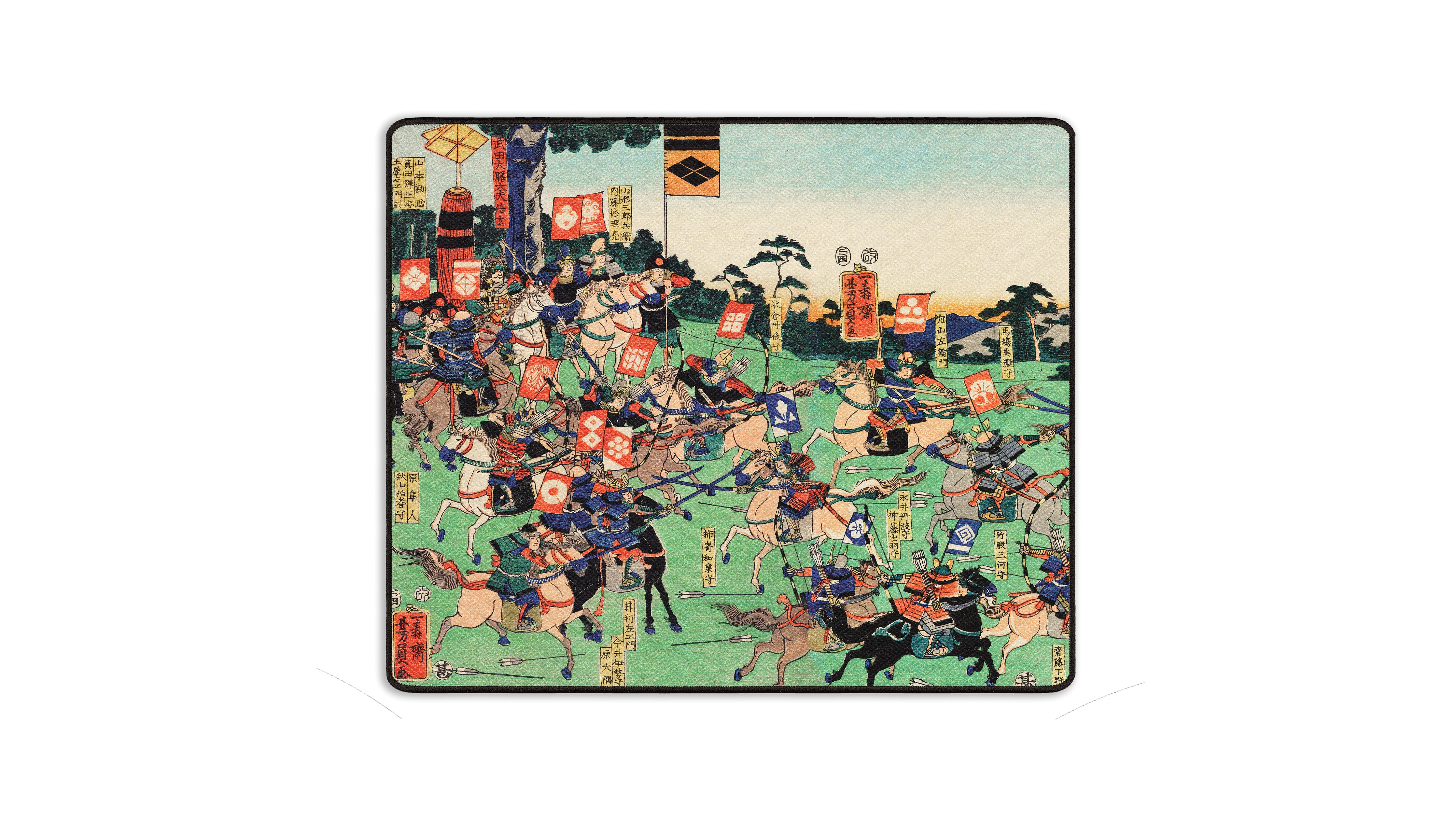 Kawanakajima no kassen by Utagawa Kuniyoshi (1798-1861) - The Mousepad Company