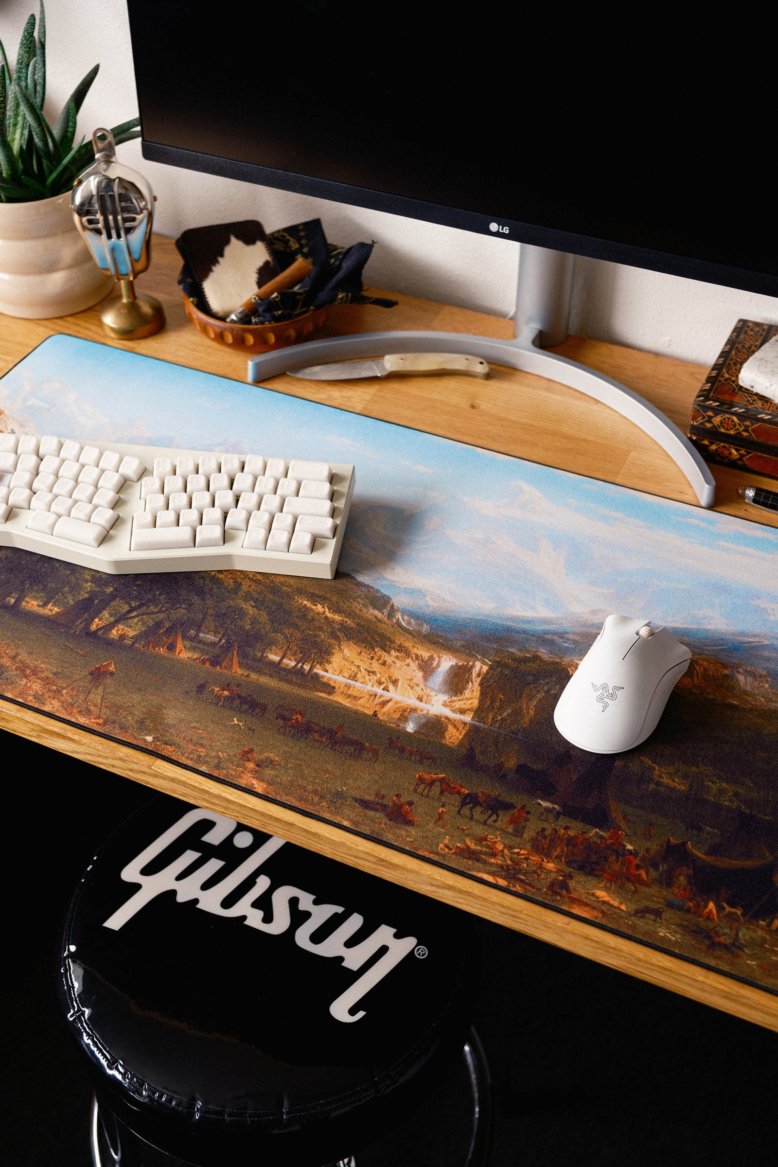 Lander's Peak - Original desk setup