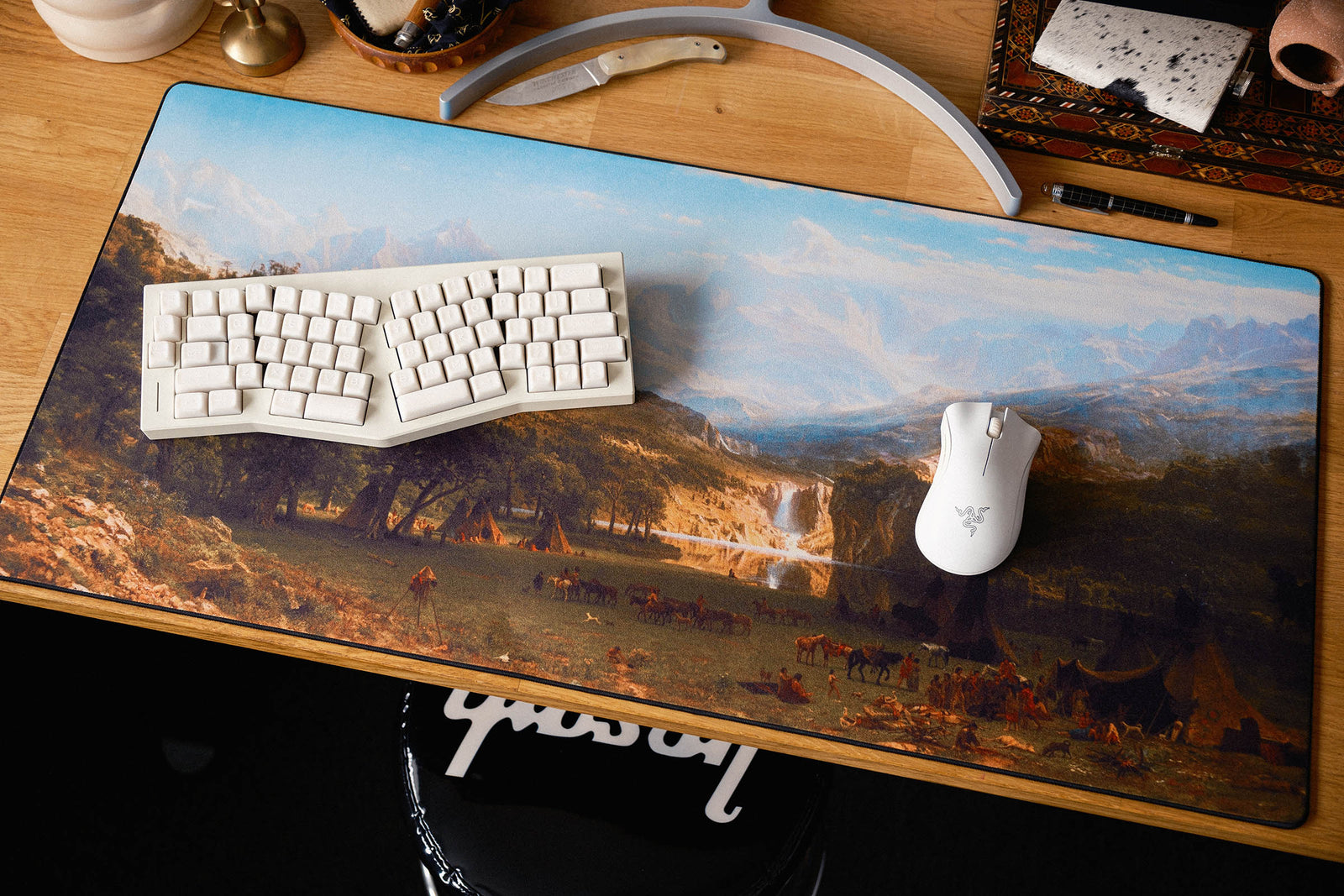Lander's Peak - Original desk setup