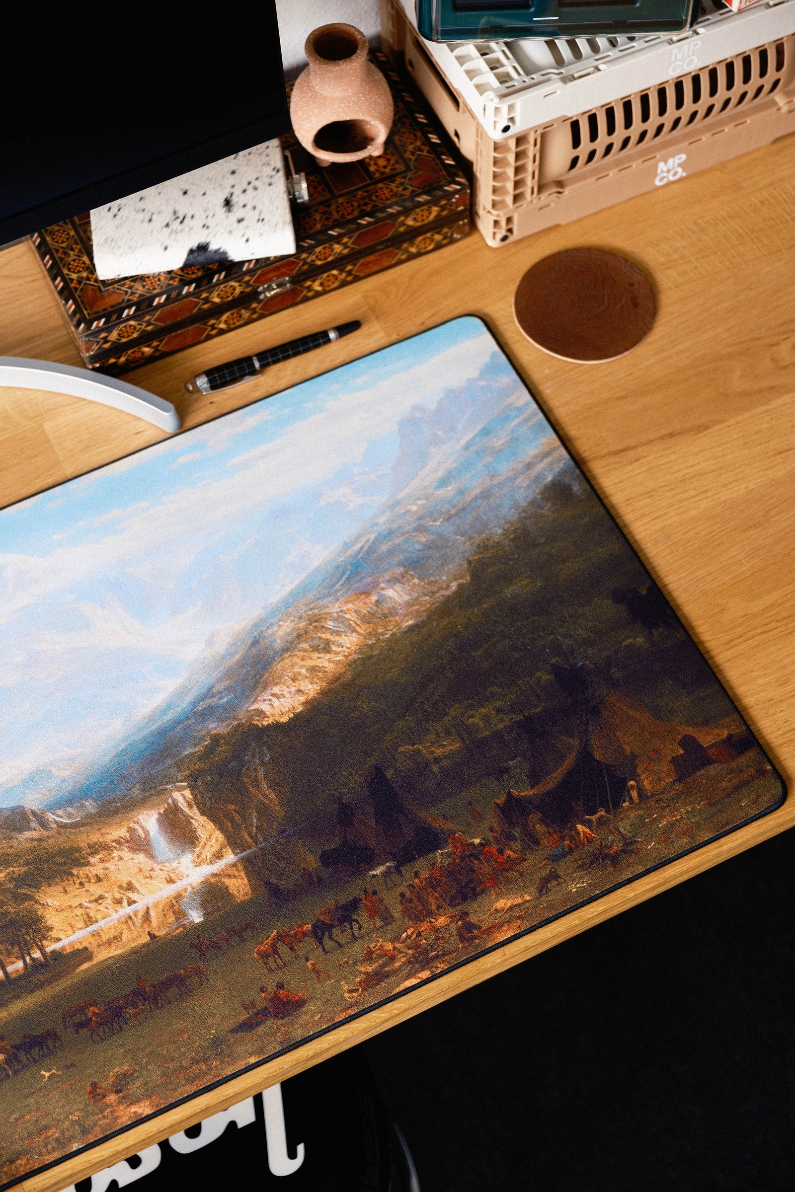 Lander's Peak - Original desk setup