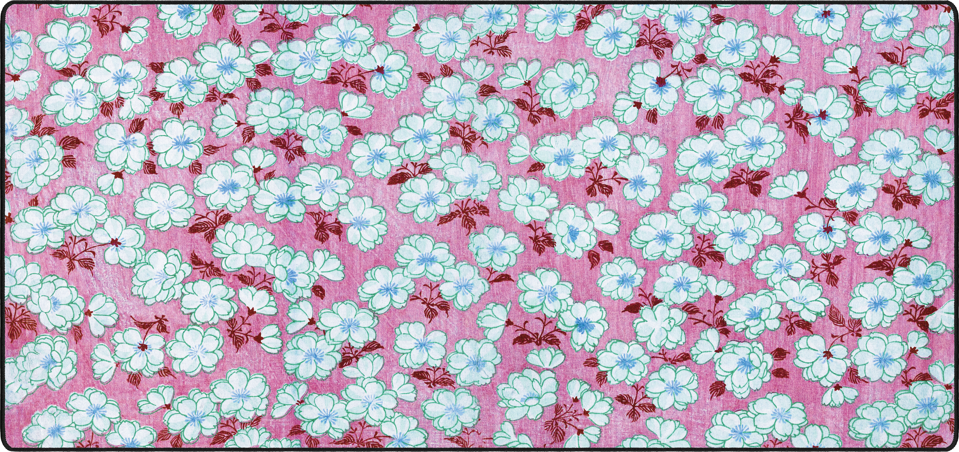 Lule mousepad thumbnail, White Pink, Large/XXL