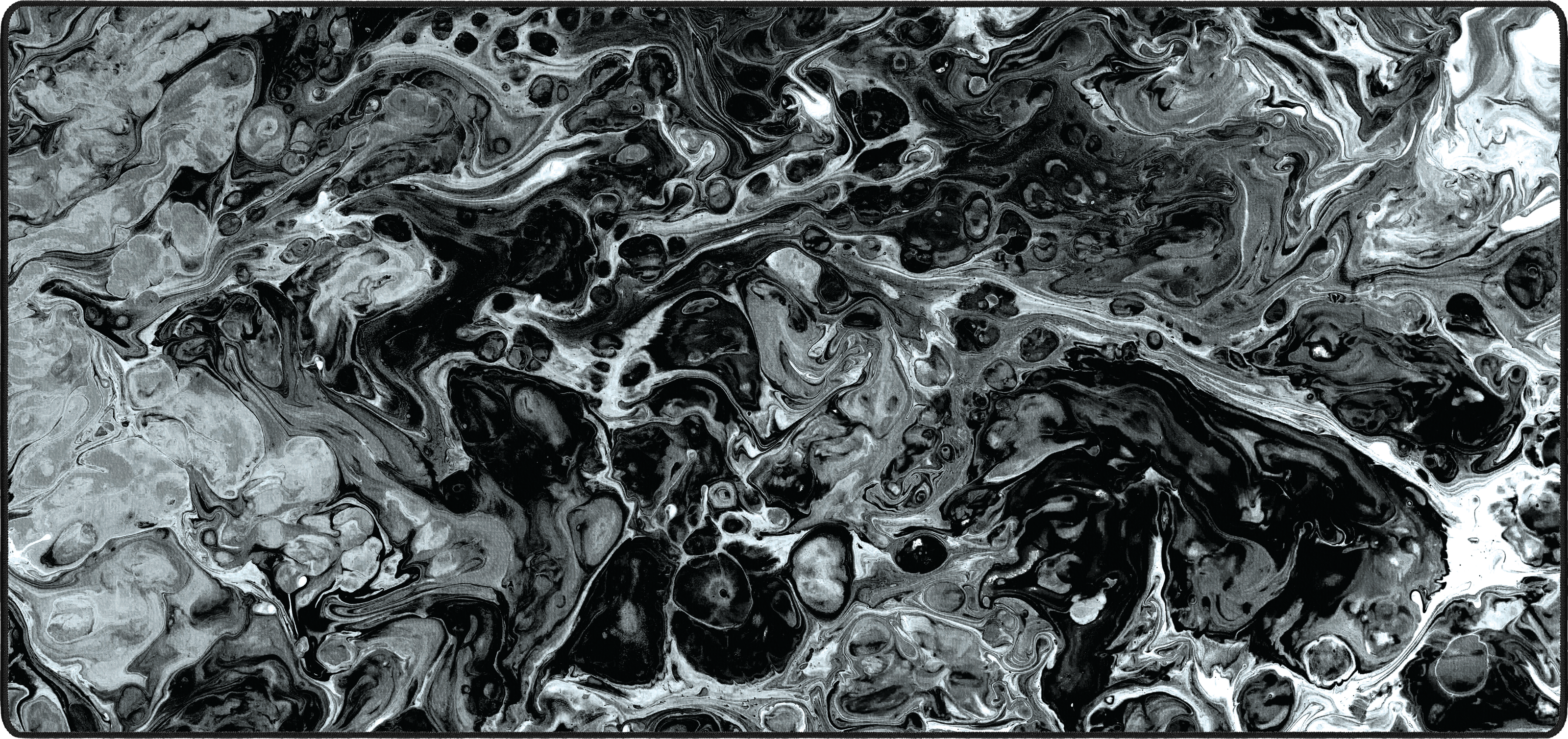 Magma Bubbles mousepad thumbnail, Black & Grey, Large/XXL