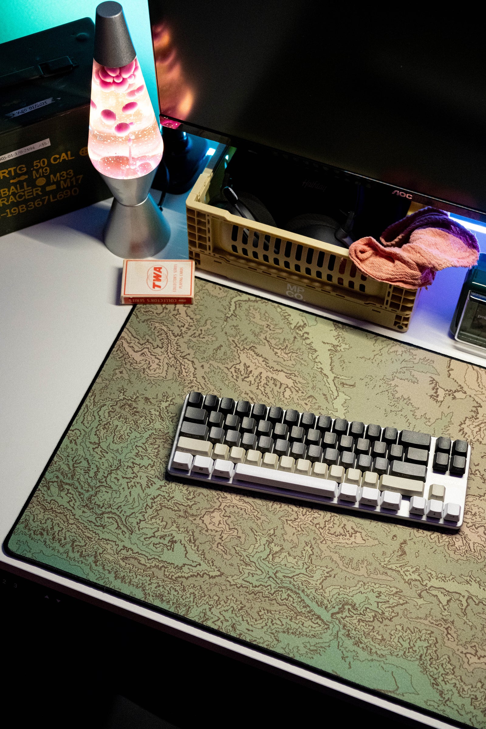 Map - Sage desk setup