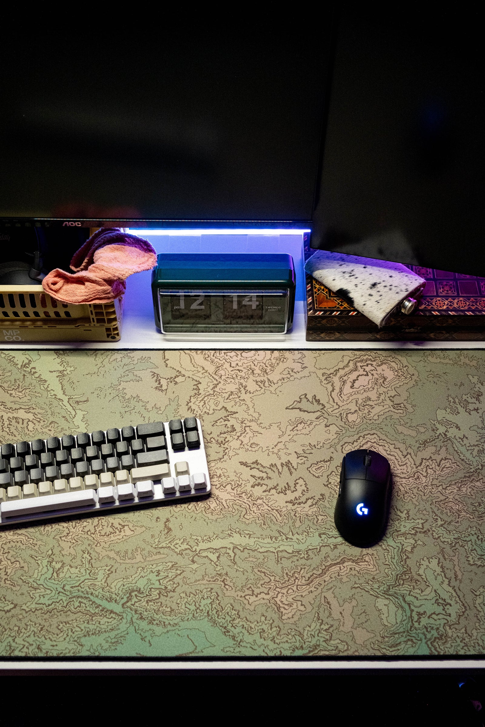Map - Sage desk setup