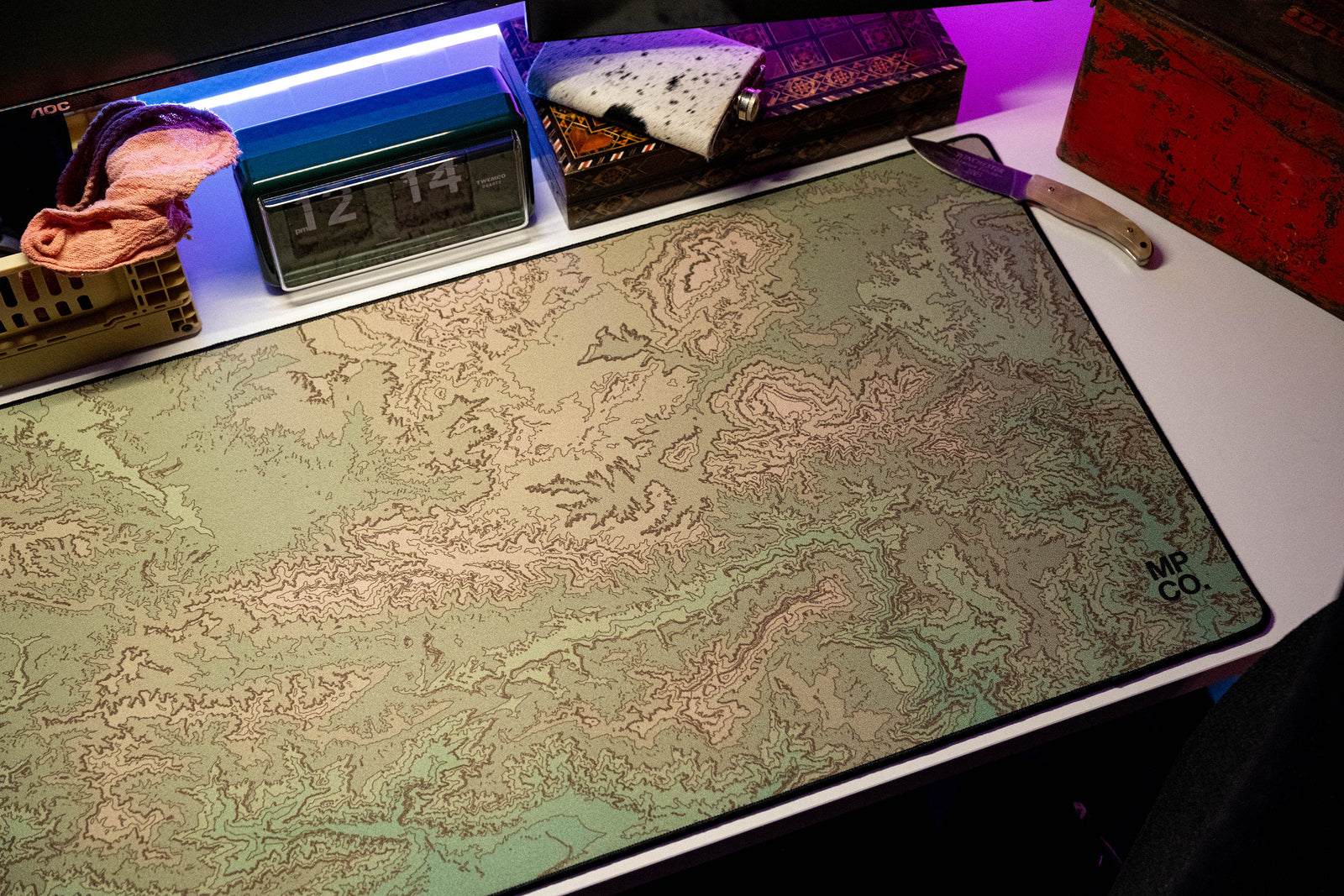 Map - Sage desk setup