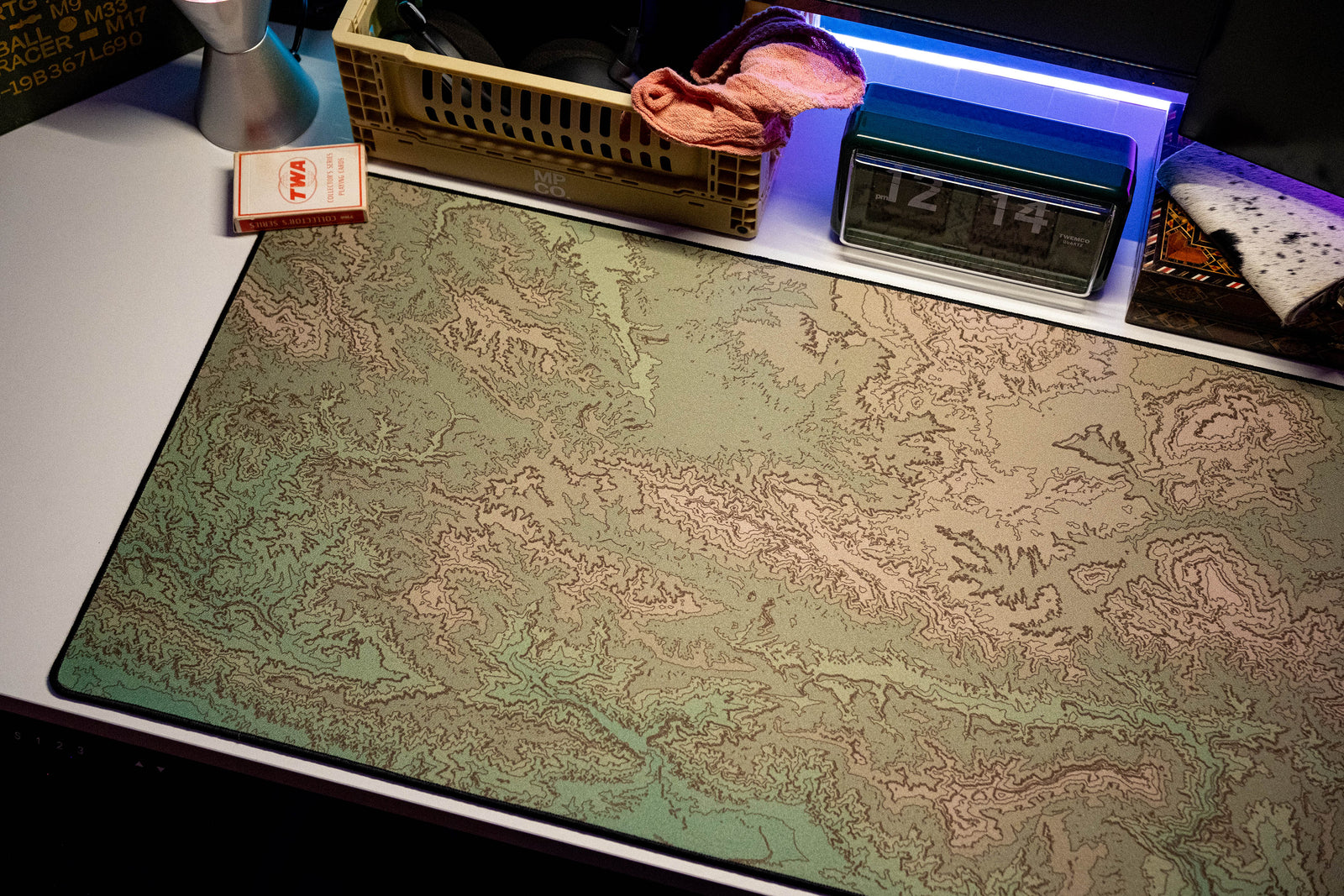 Map - Sage desk setup