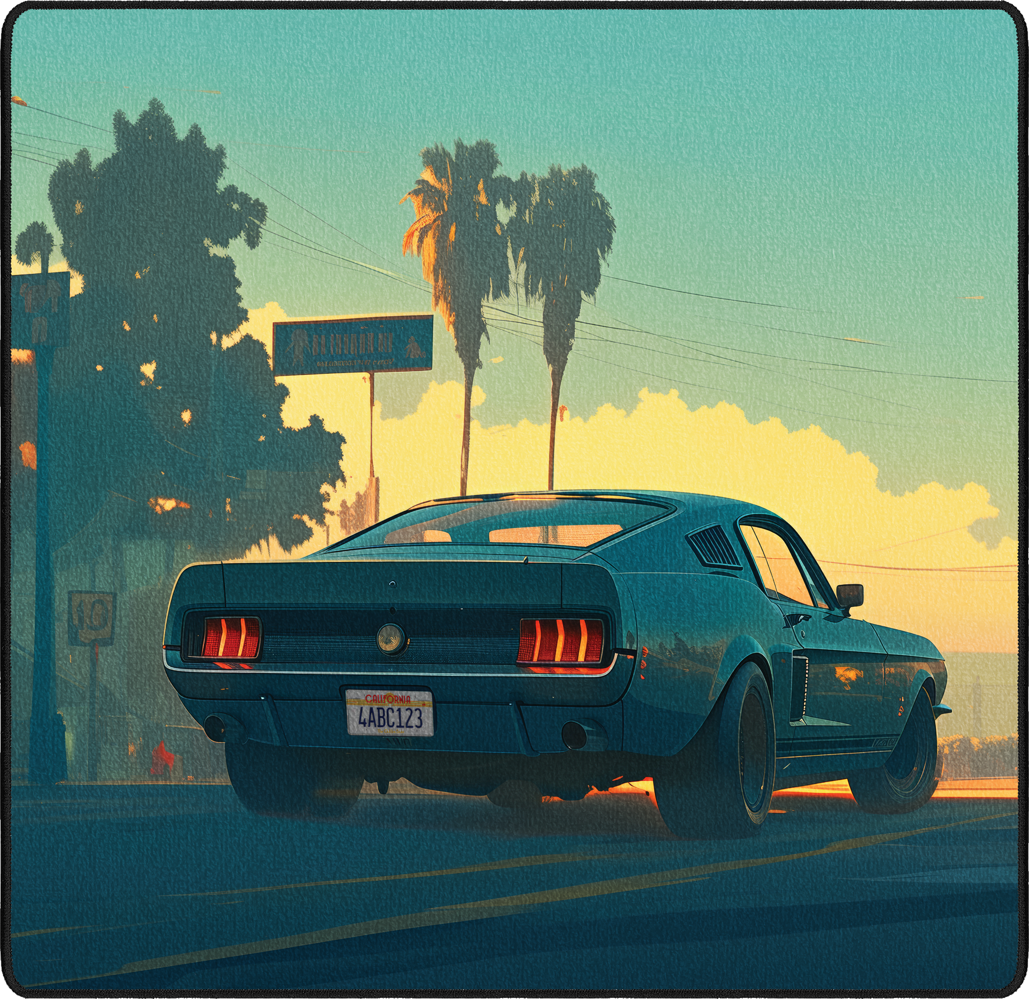 Mitzuki's Mustang mousepad thumbnail, Original, Medium/Small