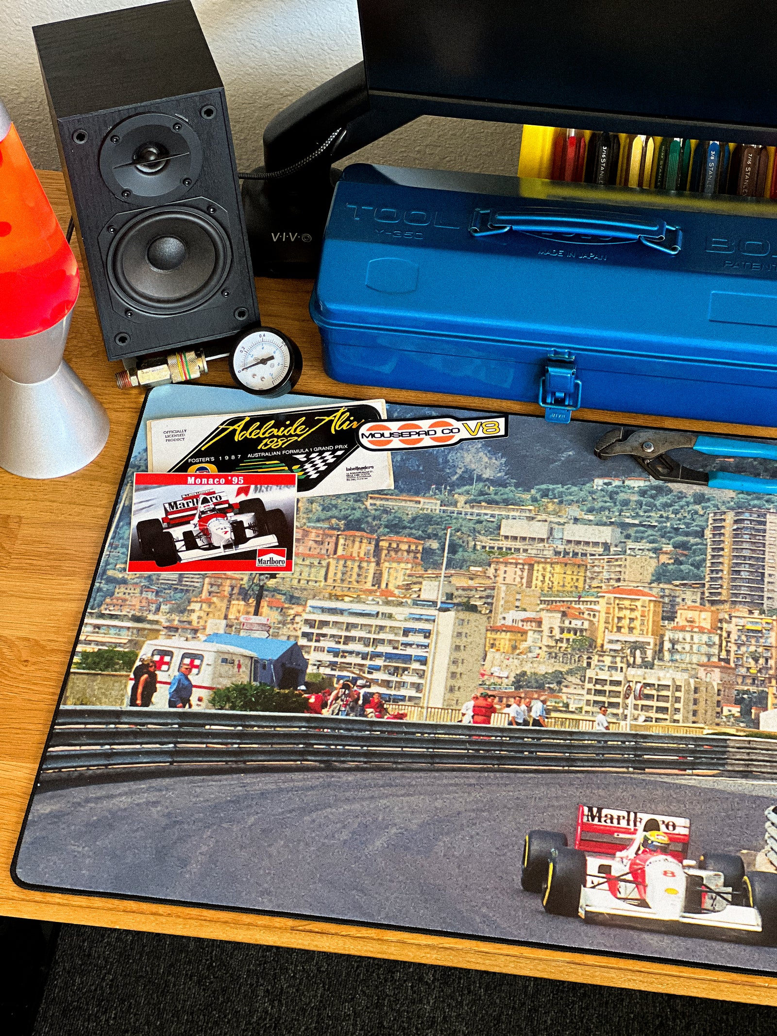 Monaco GP, '93 - Original desk setup