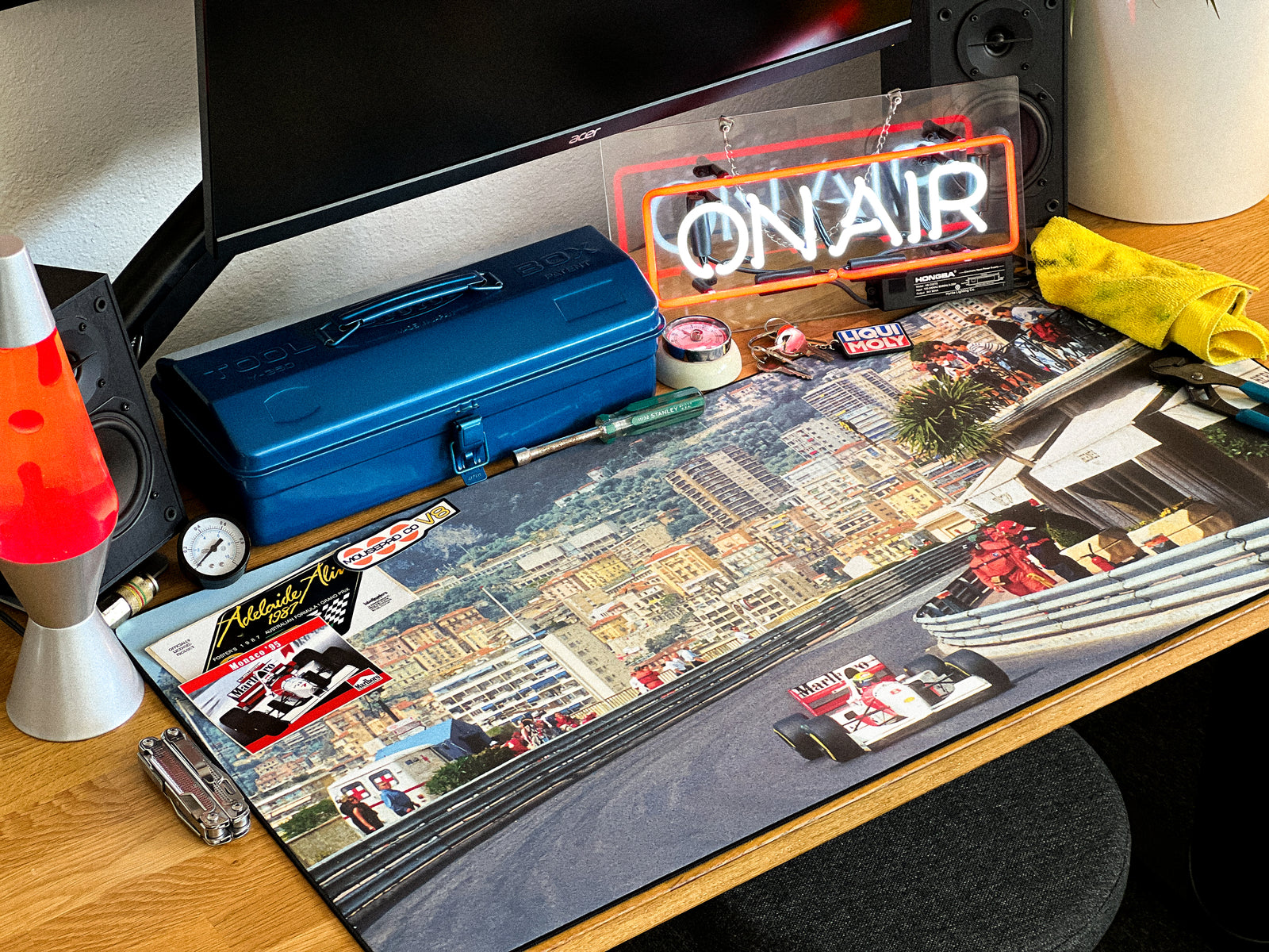 Monaco GP, '93 - Original desk setup