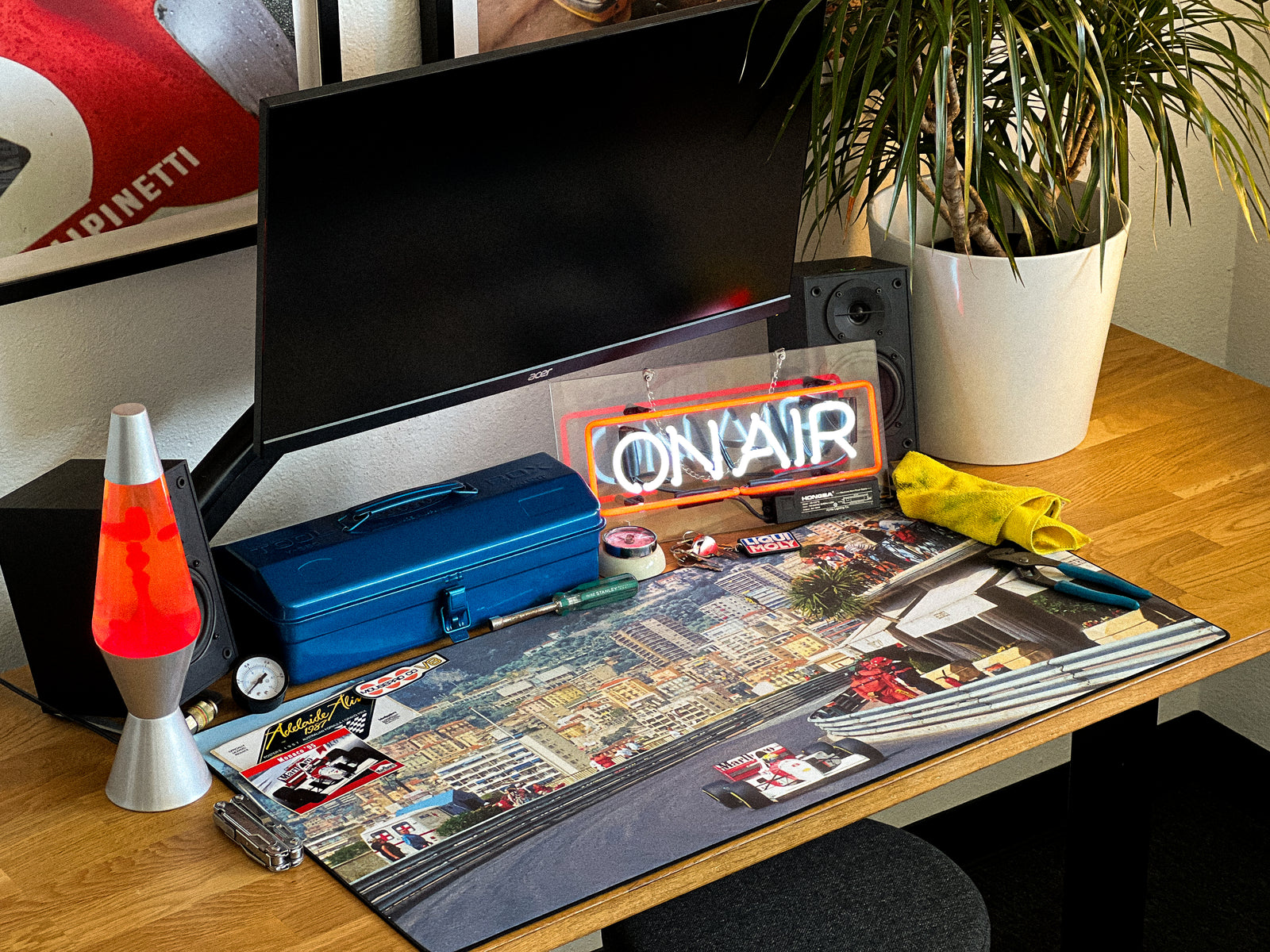 Monaco GP, '93 - Original desk setup
