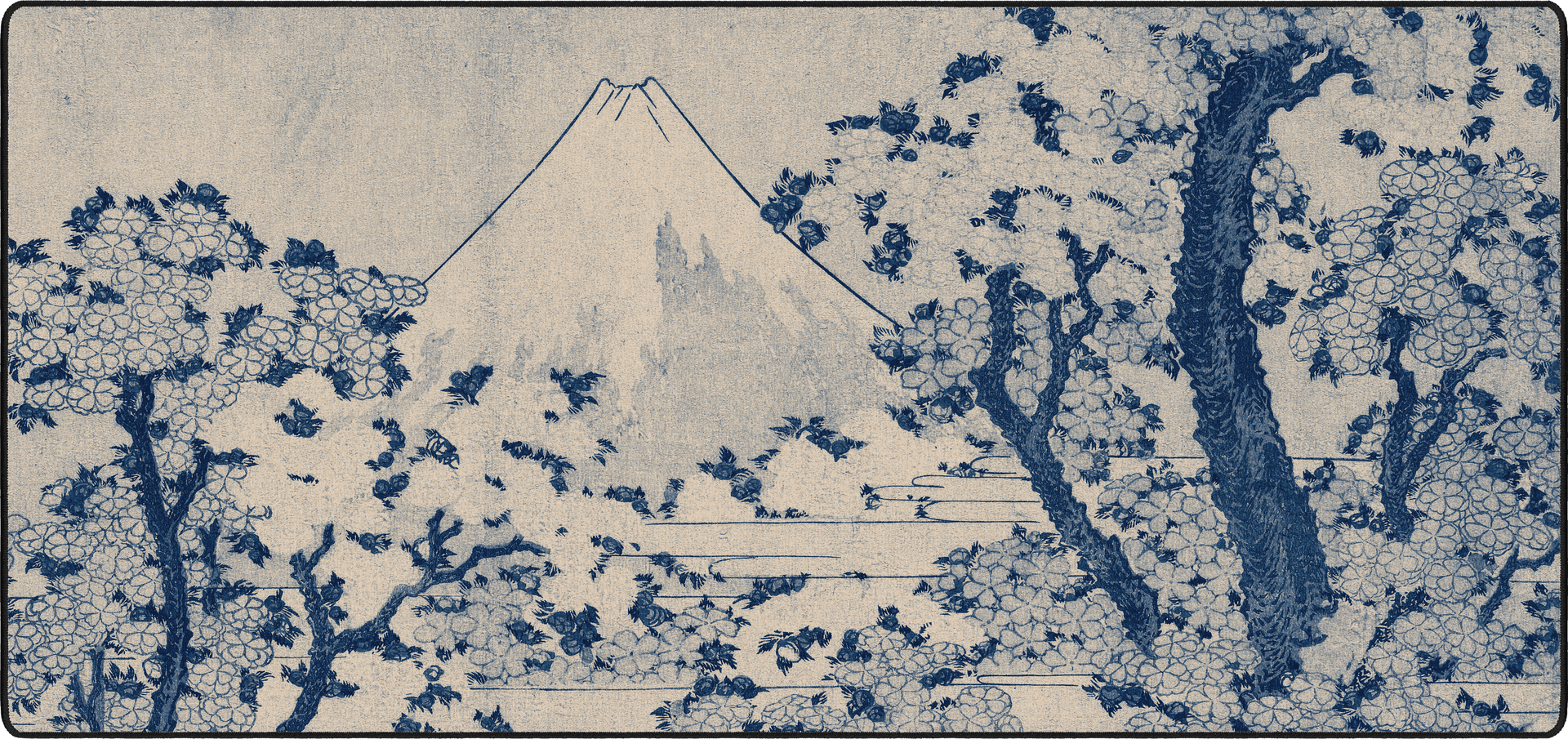 Mount Fuji with Cherry Trees in Bloom