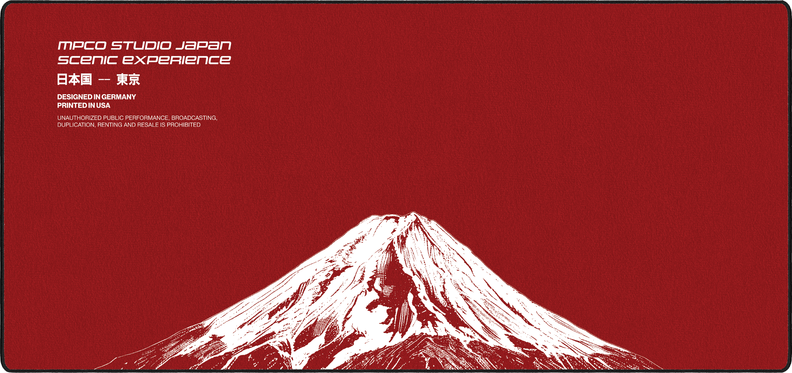 MPCO Experience mousepad thumbnail, Red, Large/XXL
