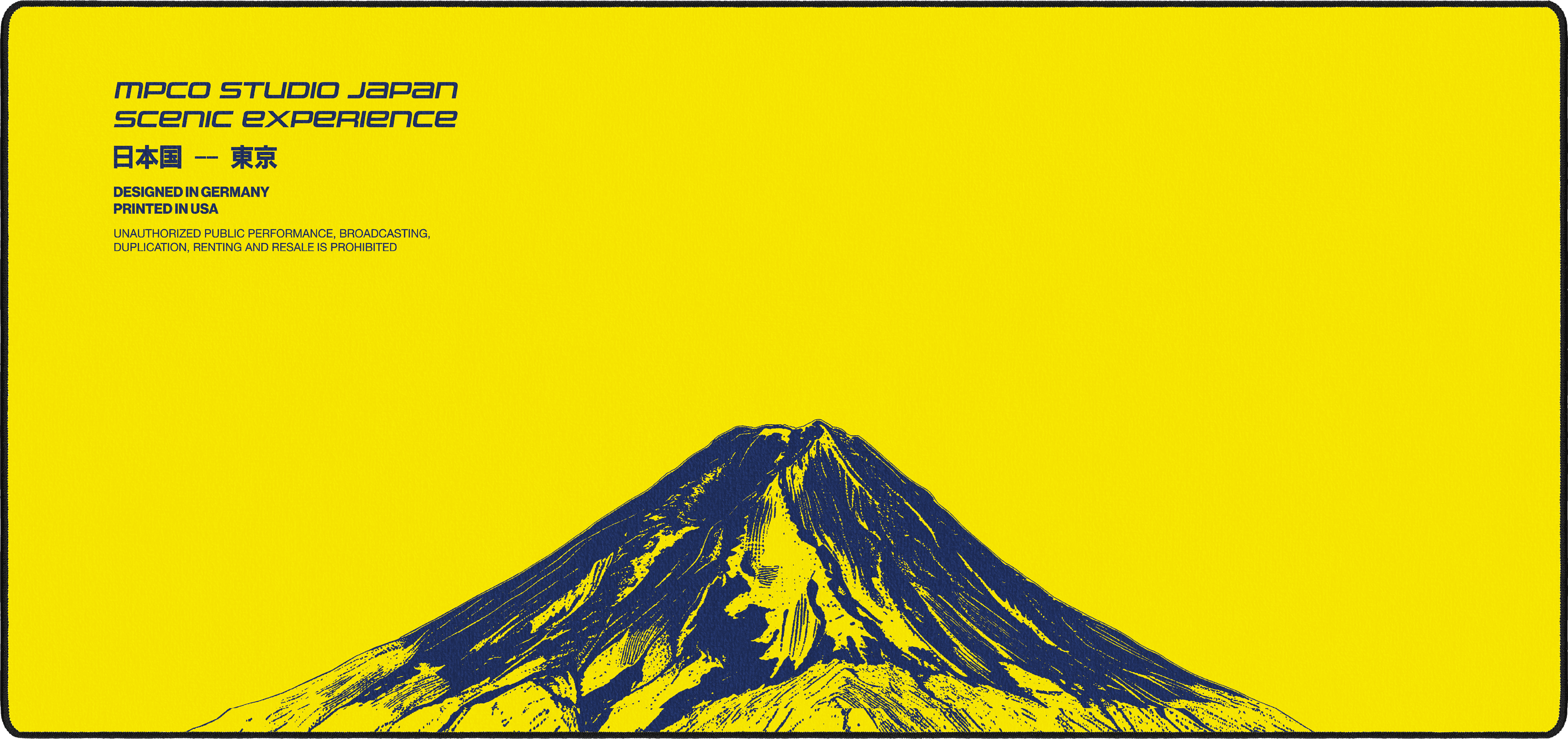 MPCO Experience mousepad thumbnail, Yellow, Large/XXL