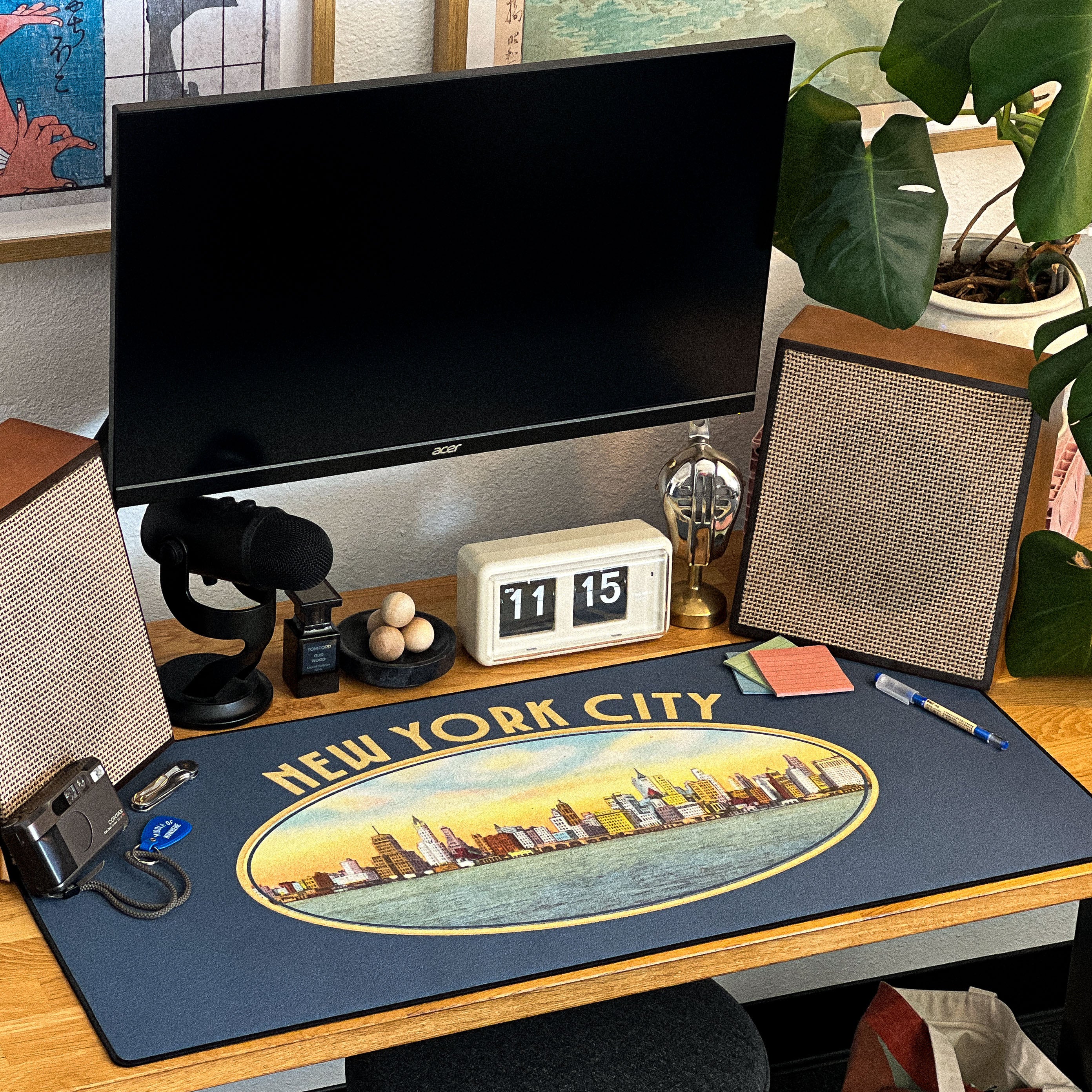 New York Skyline - Original desk setup