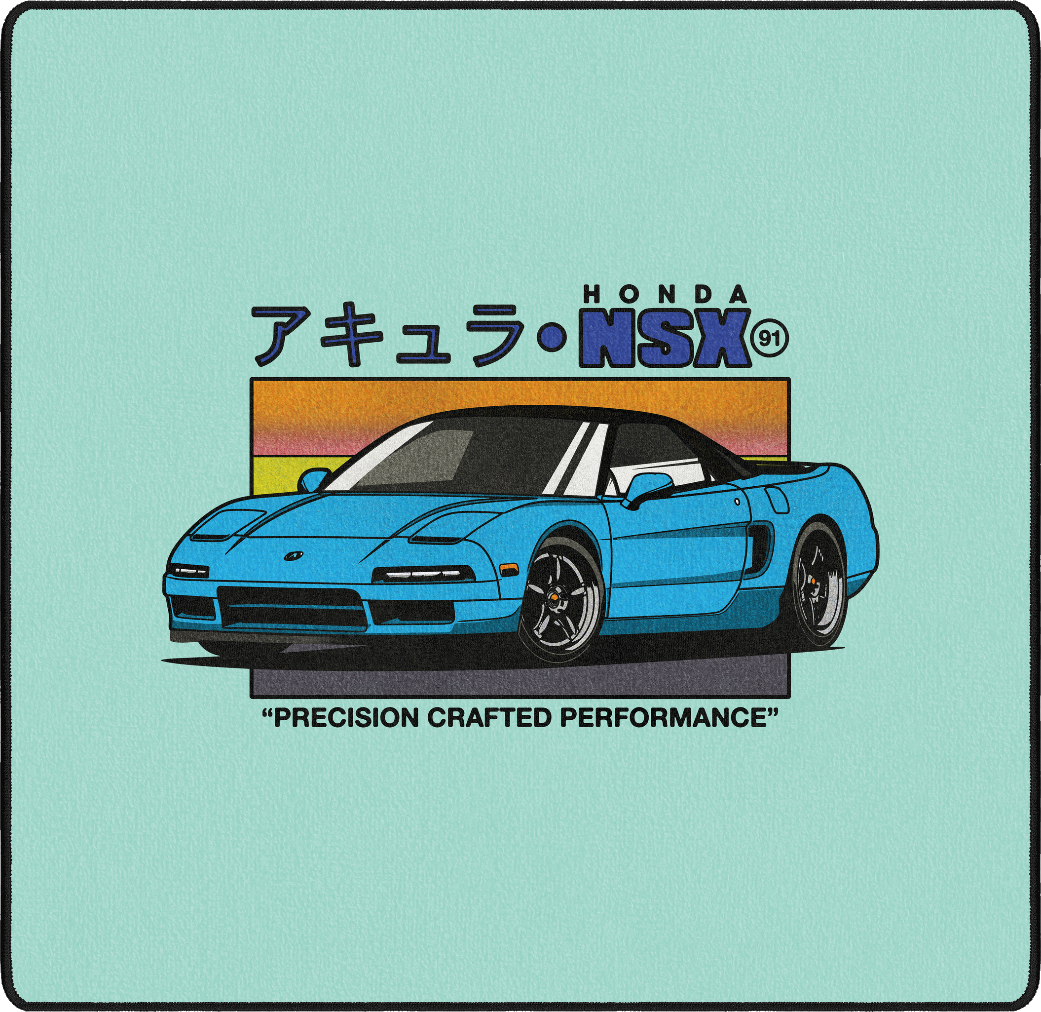 NSX by OZGMX mousepad thumbnail, Light Blue, Medium/Small