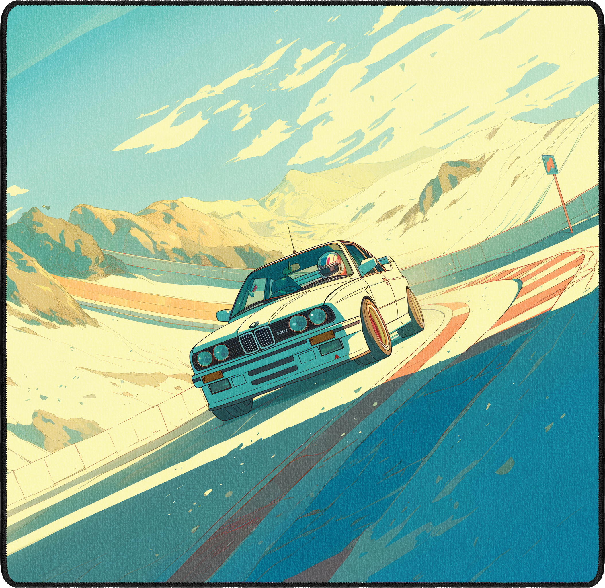 Oliver's BMW E30 M3 mousepad thumbnail, Original, Medium/Small