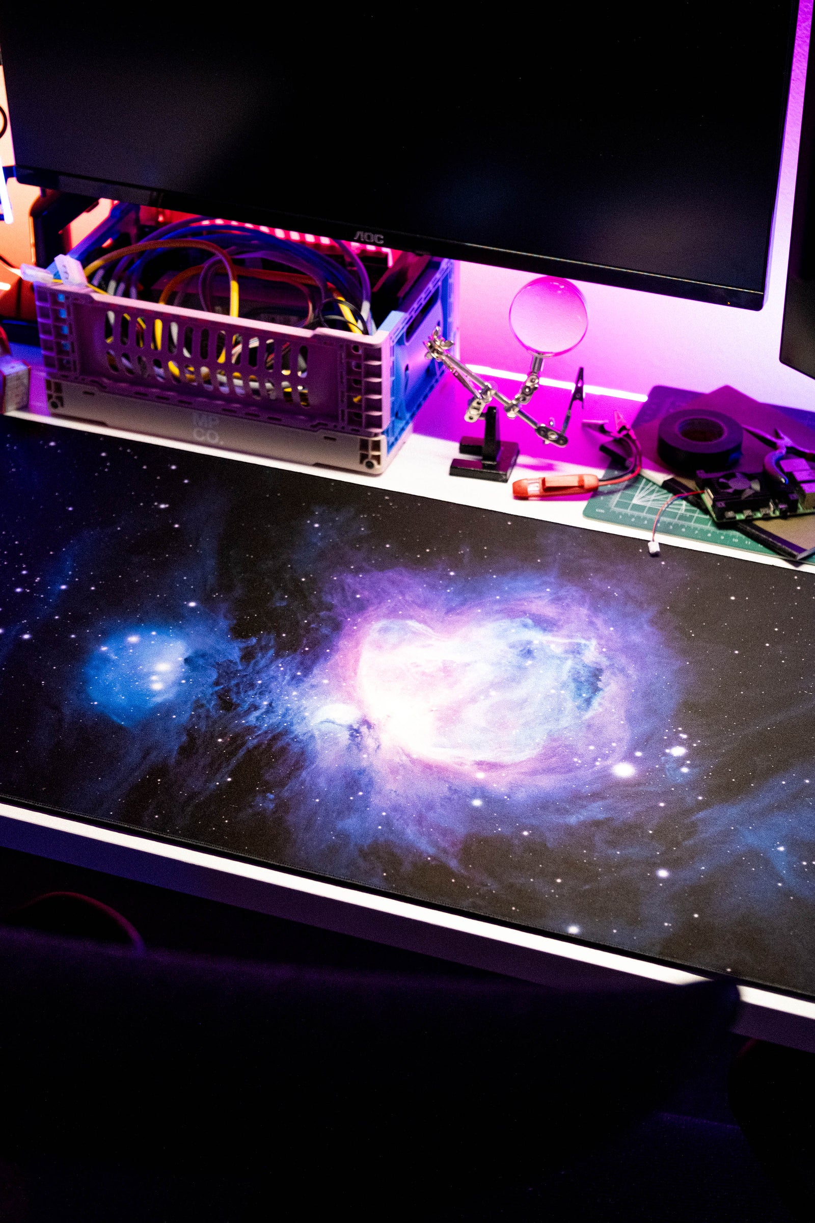 Orion Nebula - Original desk setup