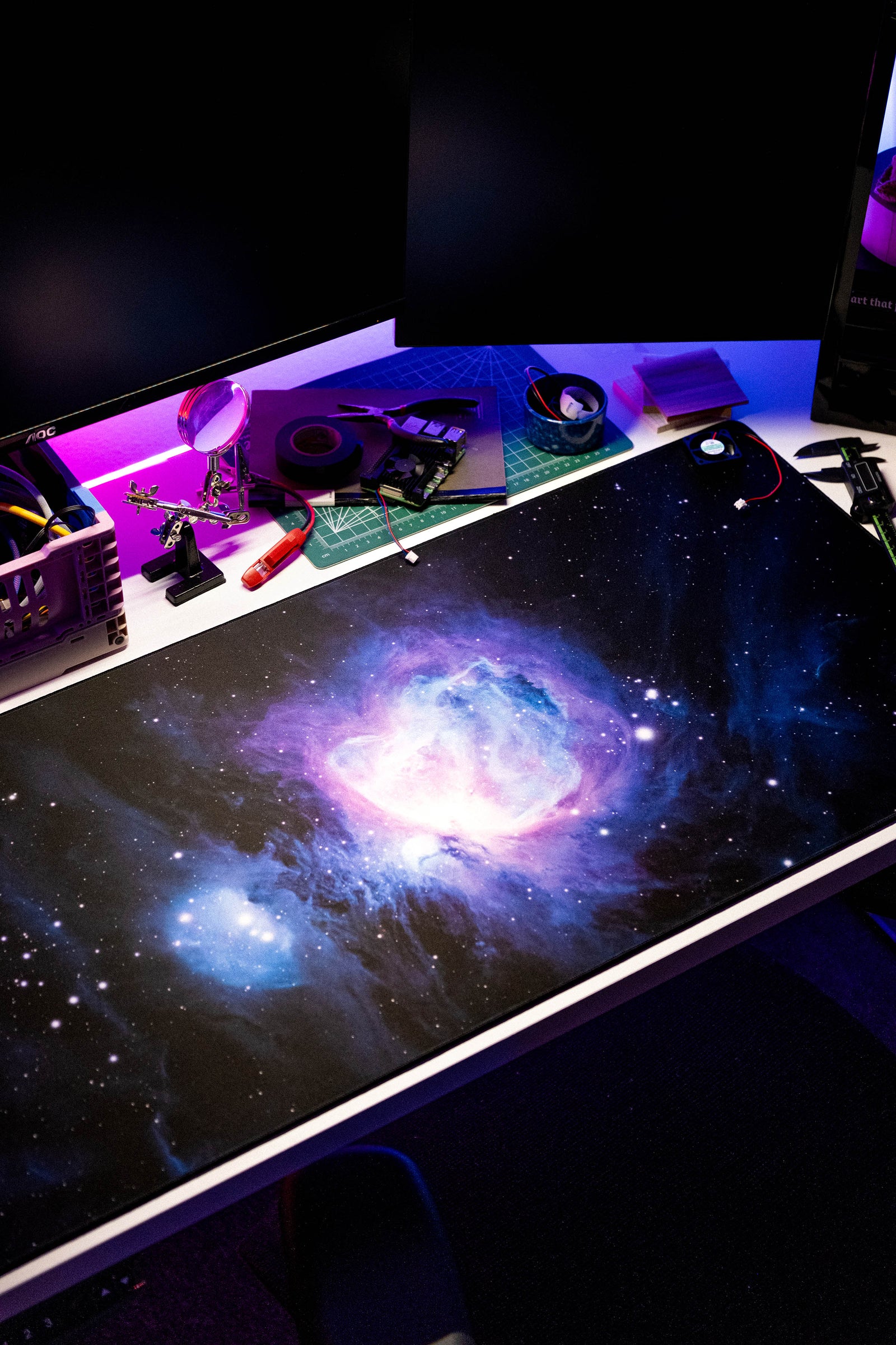 Orion Nebula - Original desk setup