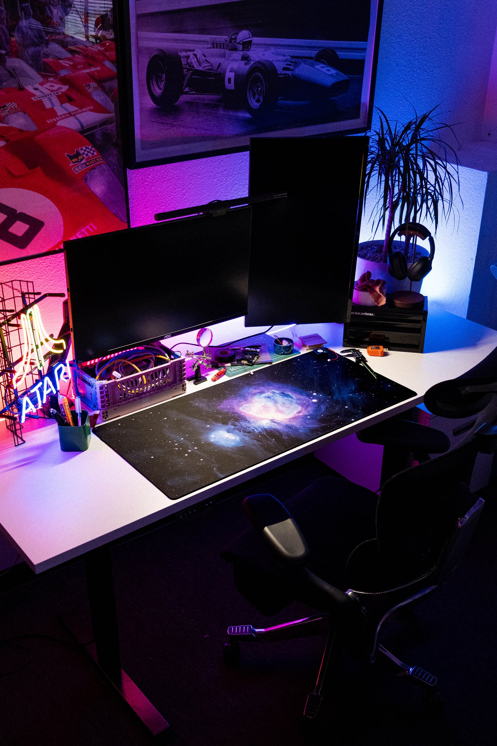Orion Nebula - Original desk setup