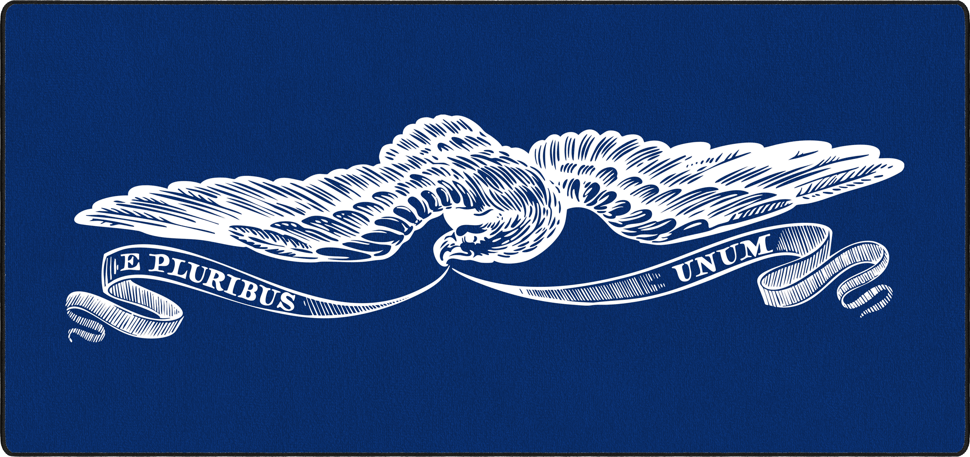Out of Many, One mousepad thumbnail, Navy Blue, Large/XXL