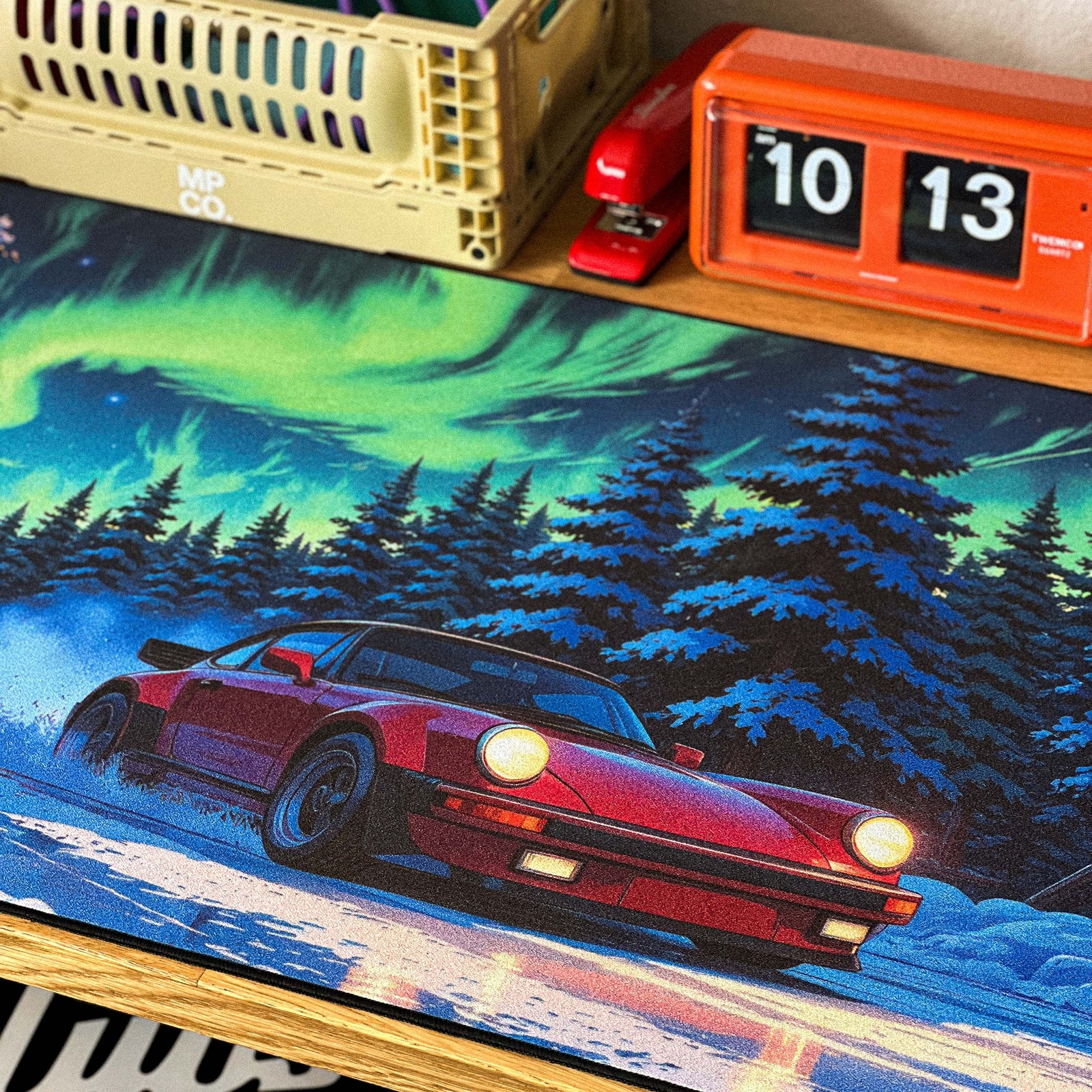 Pippi’s Porsche - Original desk setup