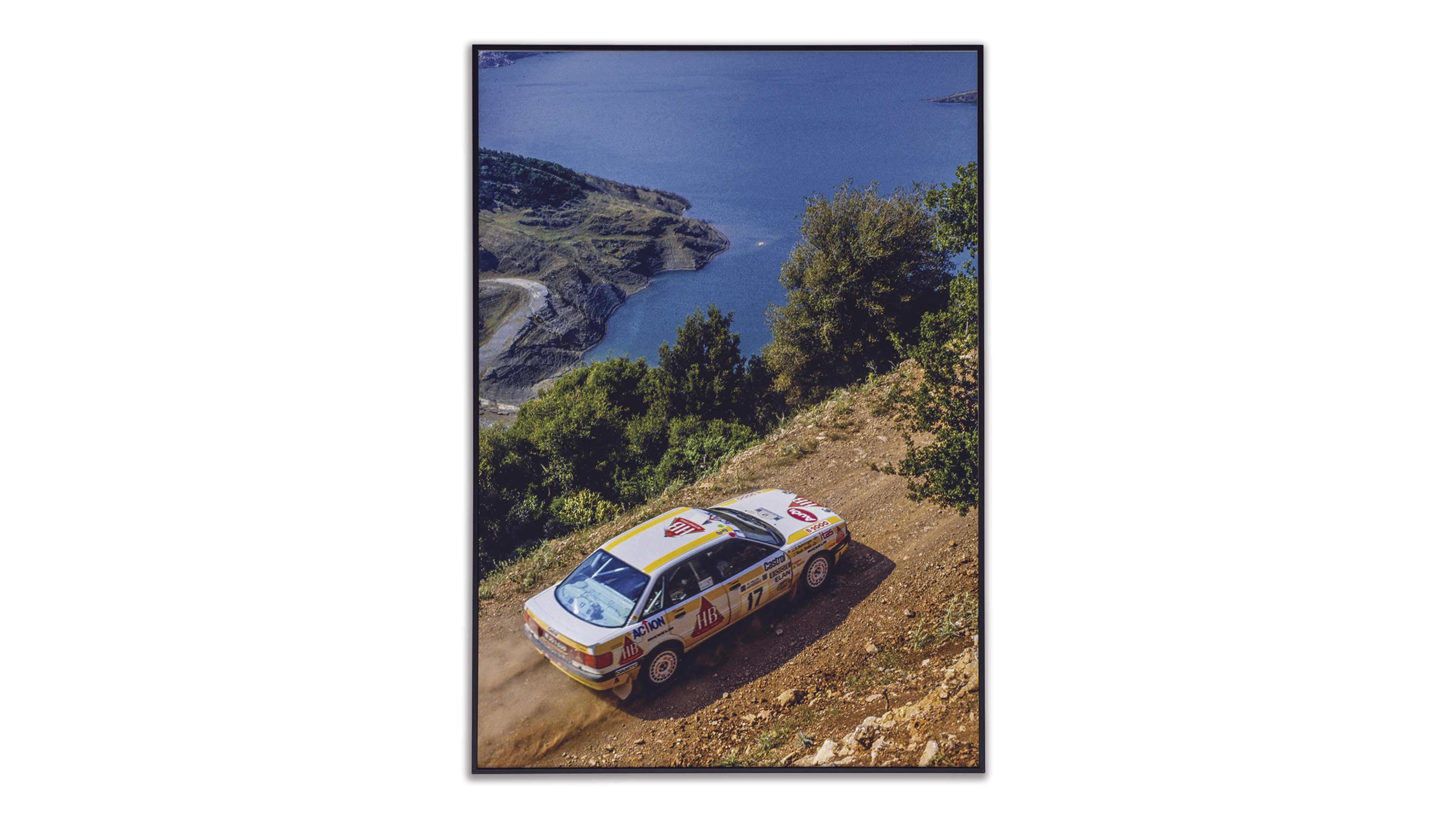 Audi 90 Quattro at WRC 1989 - Giant Poster - The Mousepad Company