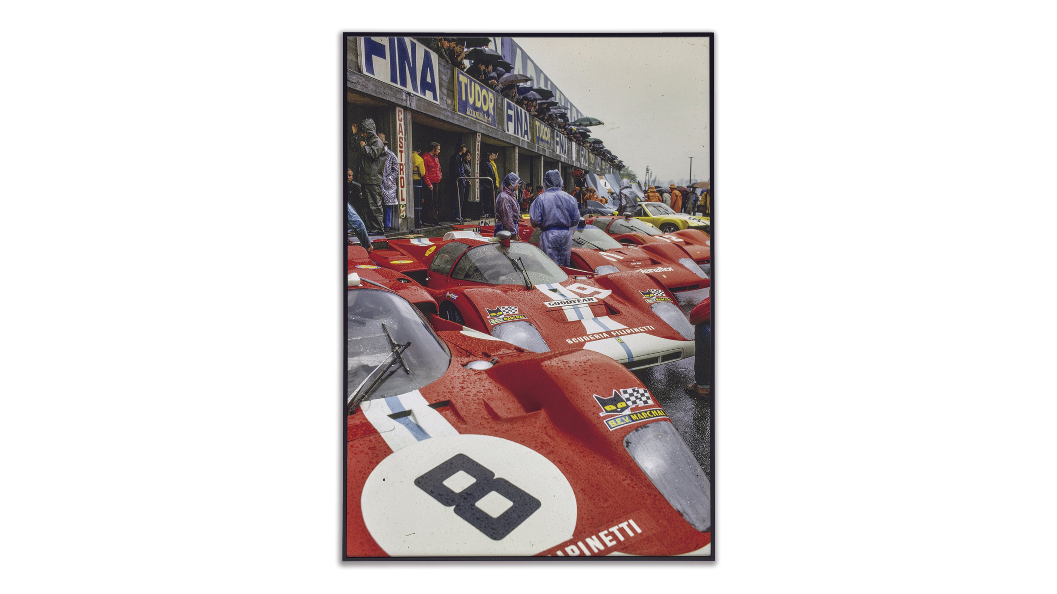 Ferrari at Makes '71 - Giant Poster - The Mousepad Company