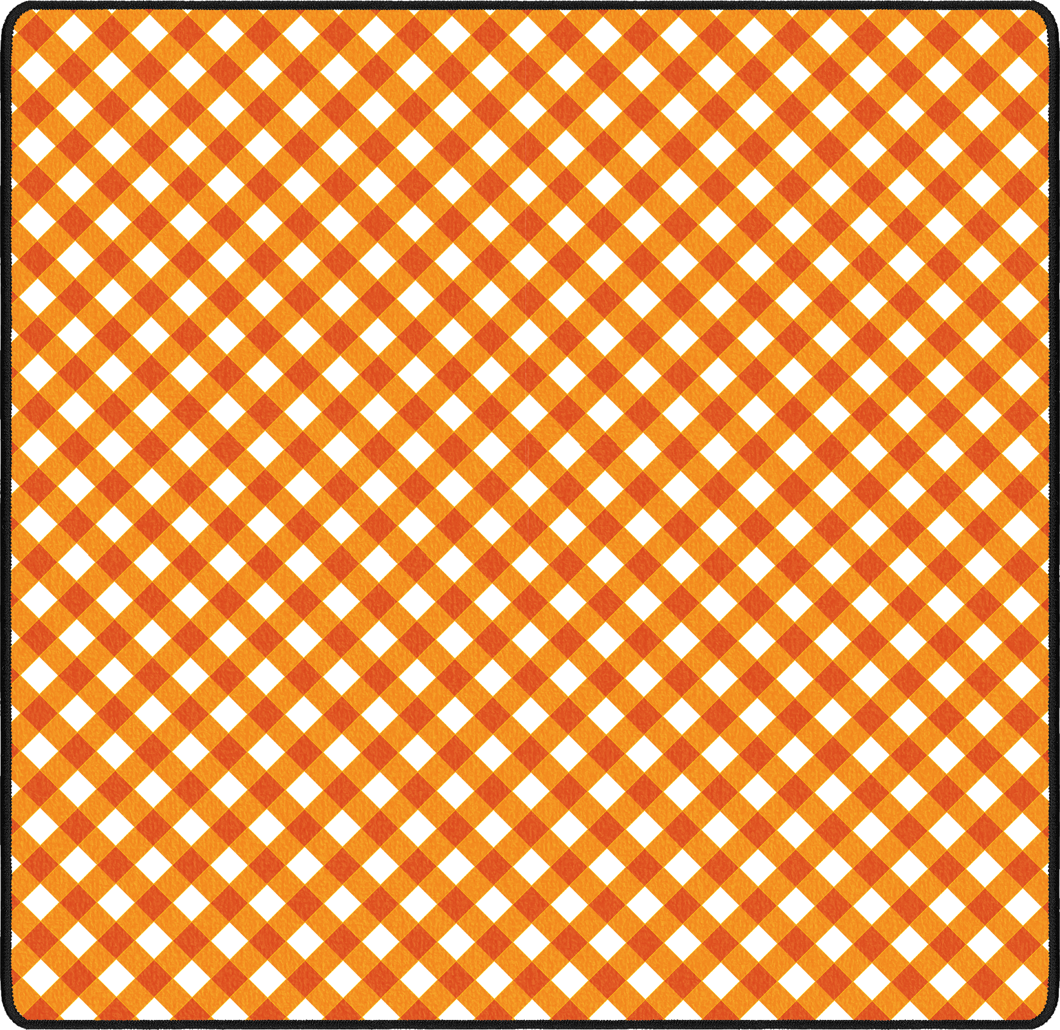 Pumpkin Picnic mousepad thumbnail, orange/white, Medium/Small