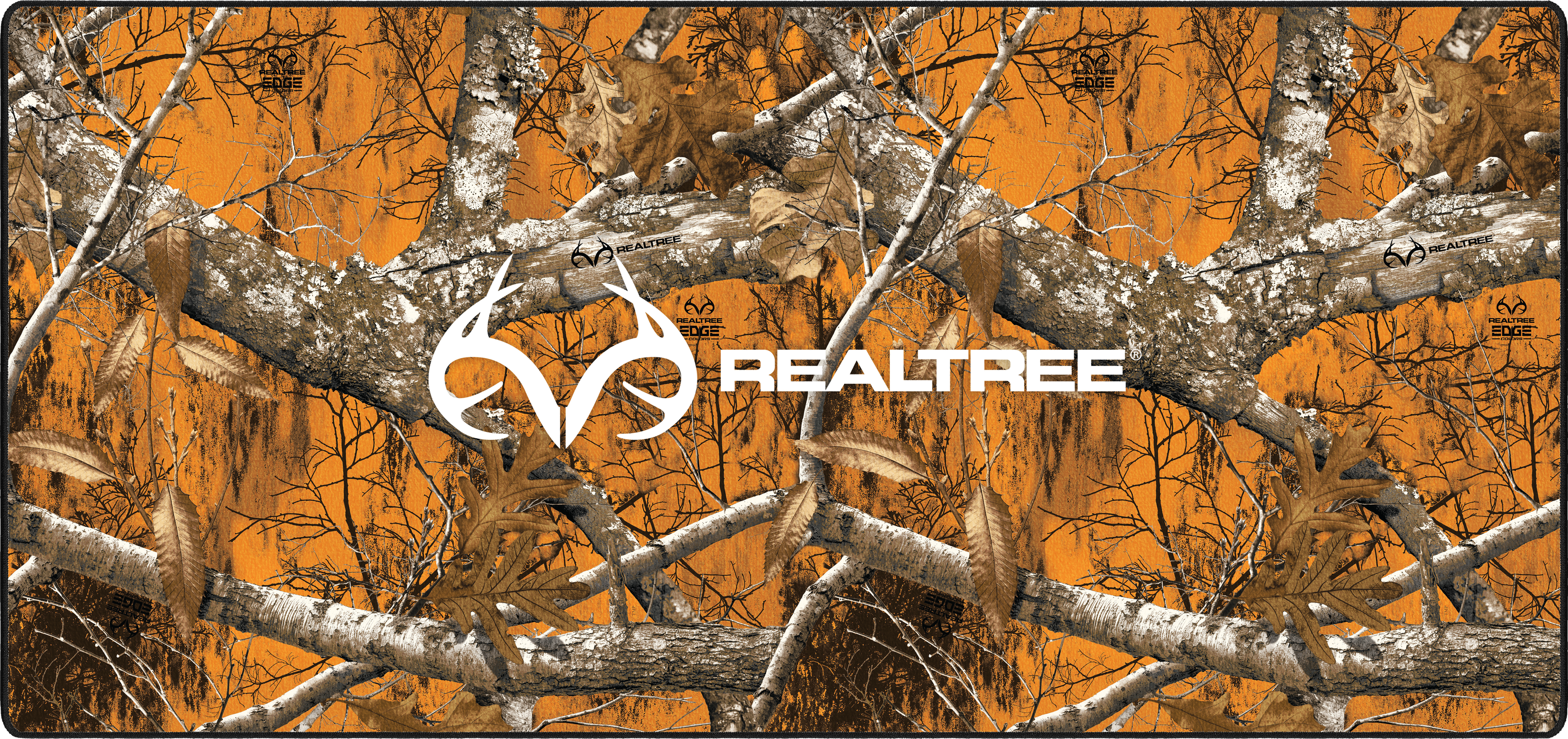 REALTREE® EDGE ORANGE mousepad thumbnail, Orange- With Logo, Large/XXL