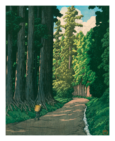 Road to Nikko, by Hasui Kawase