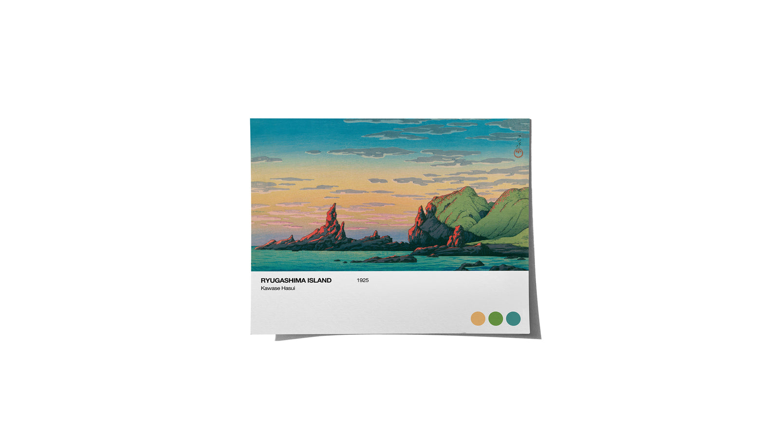 Ryugashima Island- Medium Poster