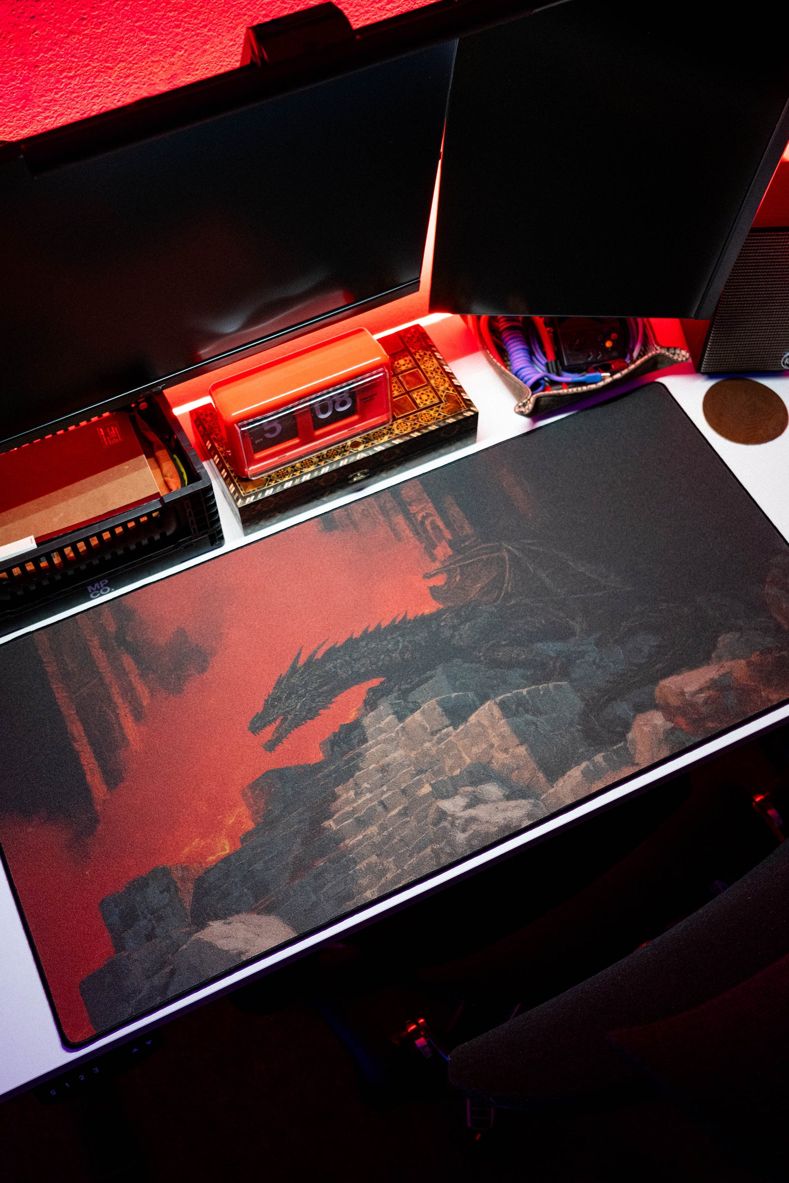 Scarlet Power - Original desk setup