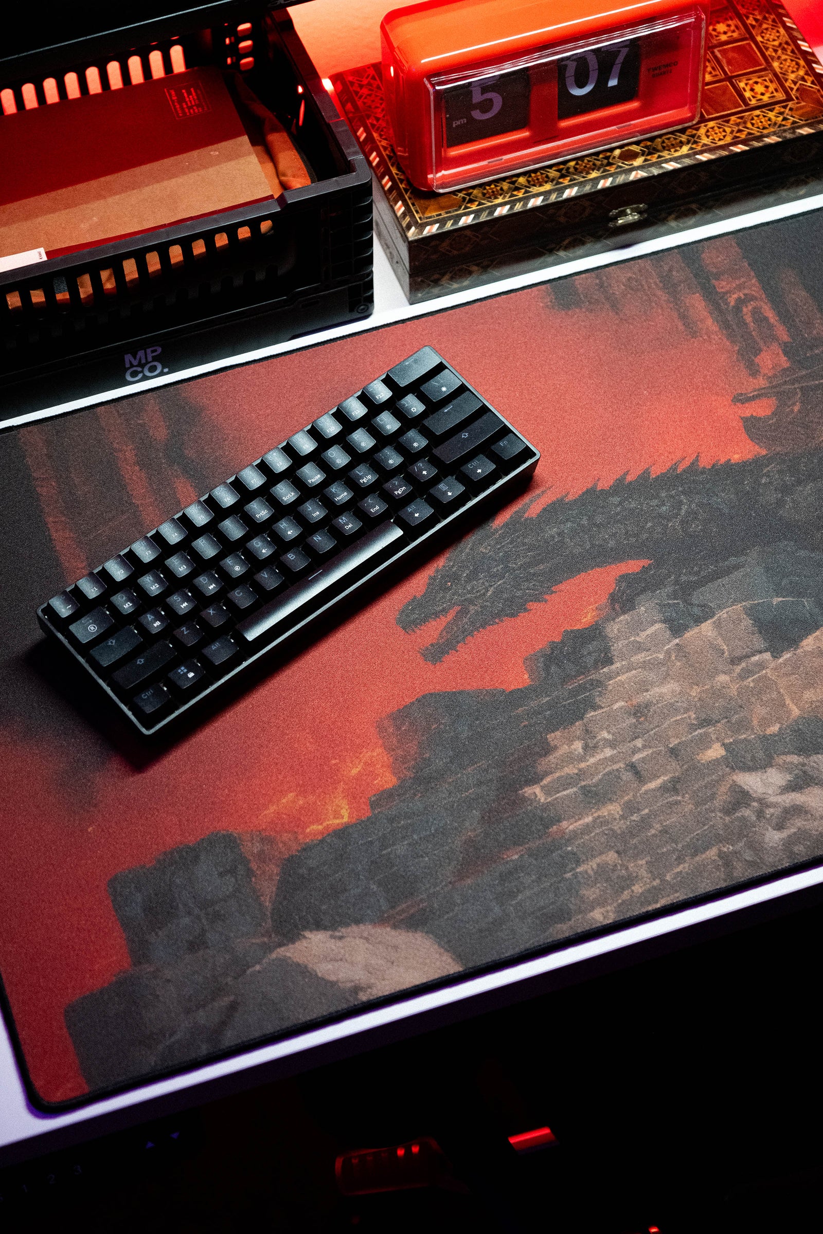 Scarlet Power - Original desk setup