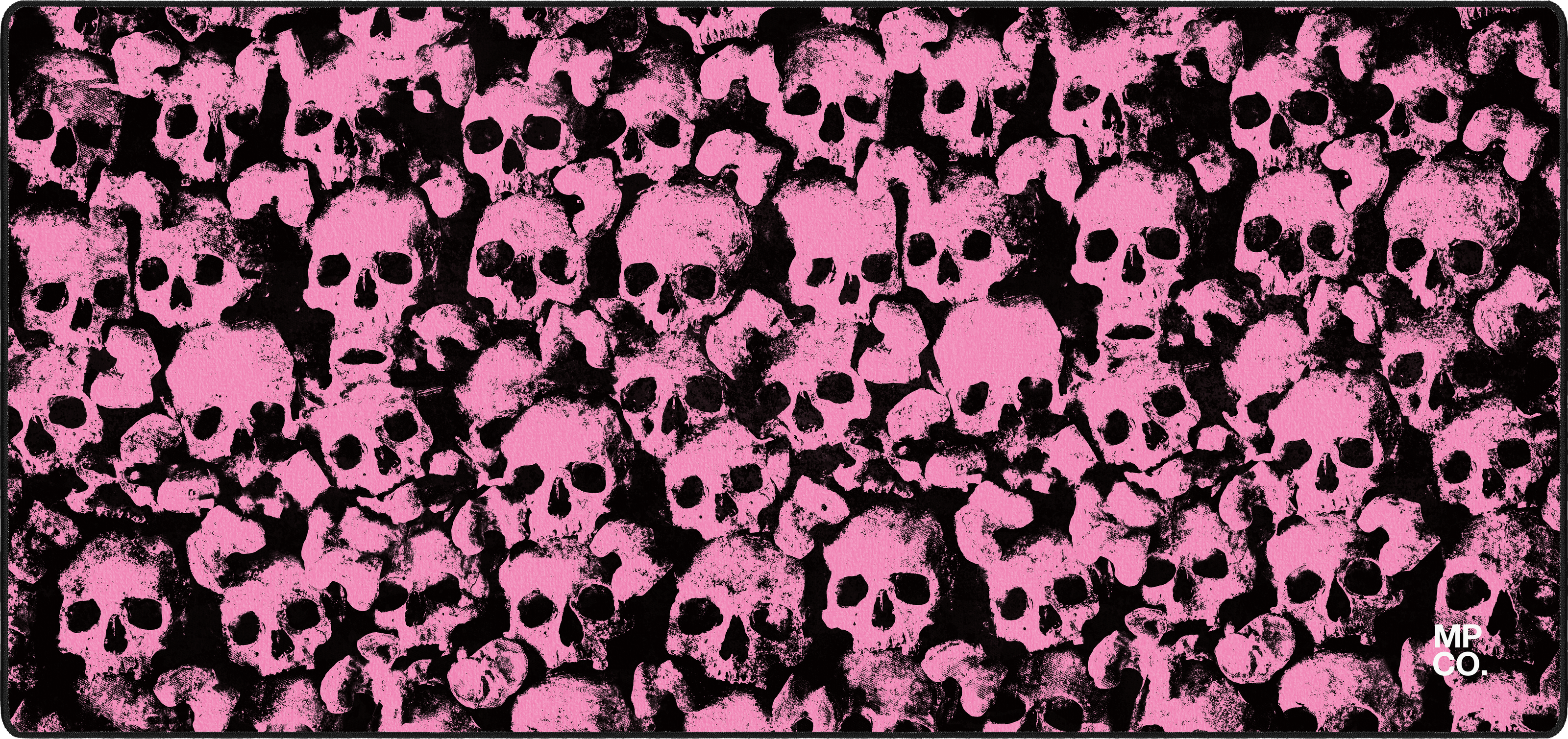 Skulls mousepad thumbnail, Pink, Large/XXL