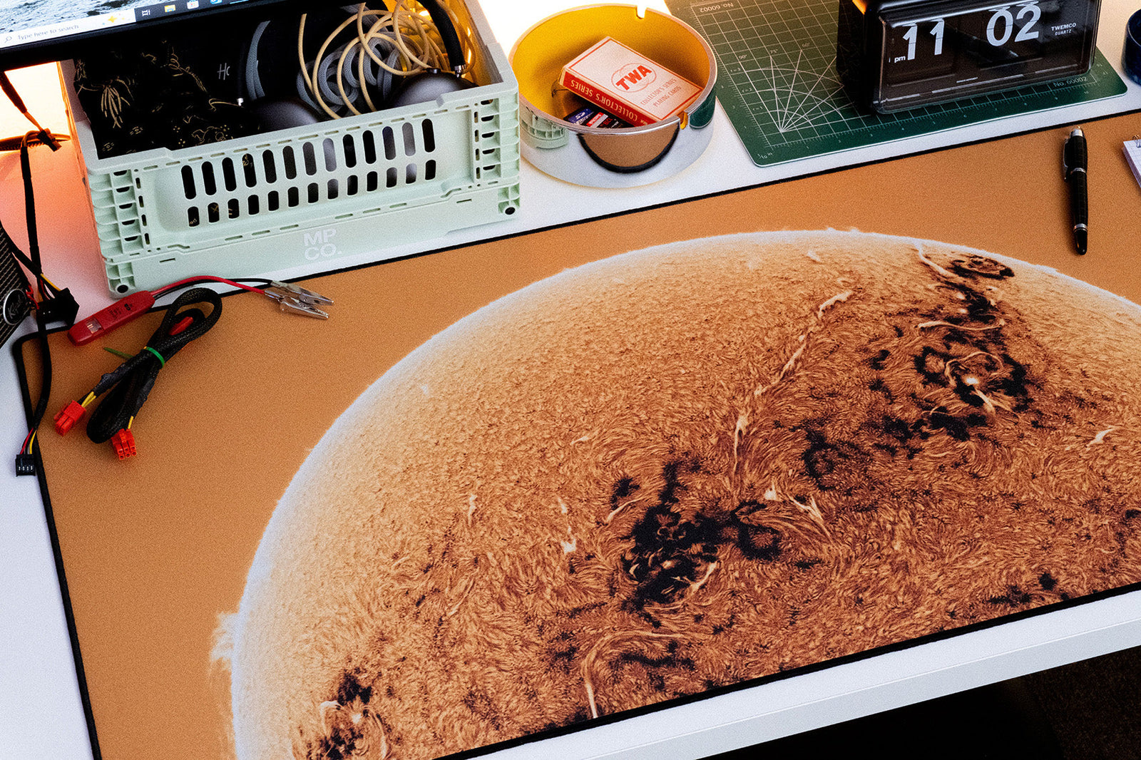 Solar Flares - Original desk setup