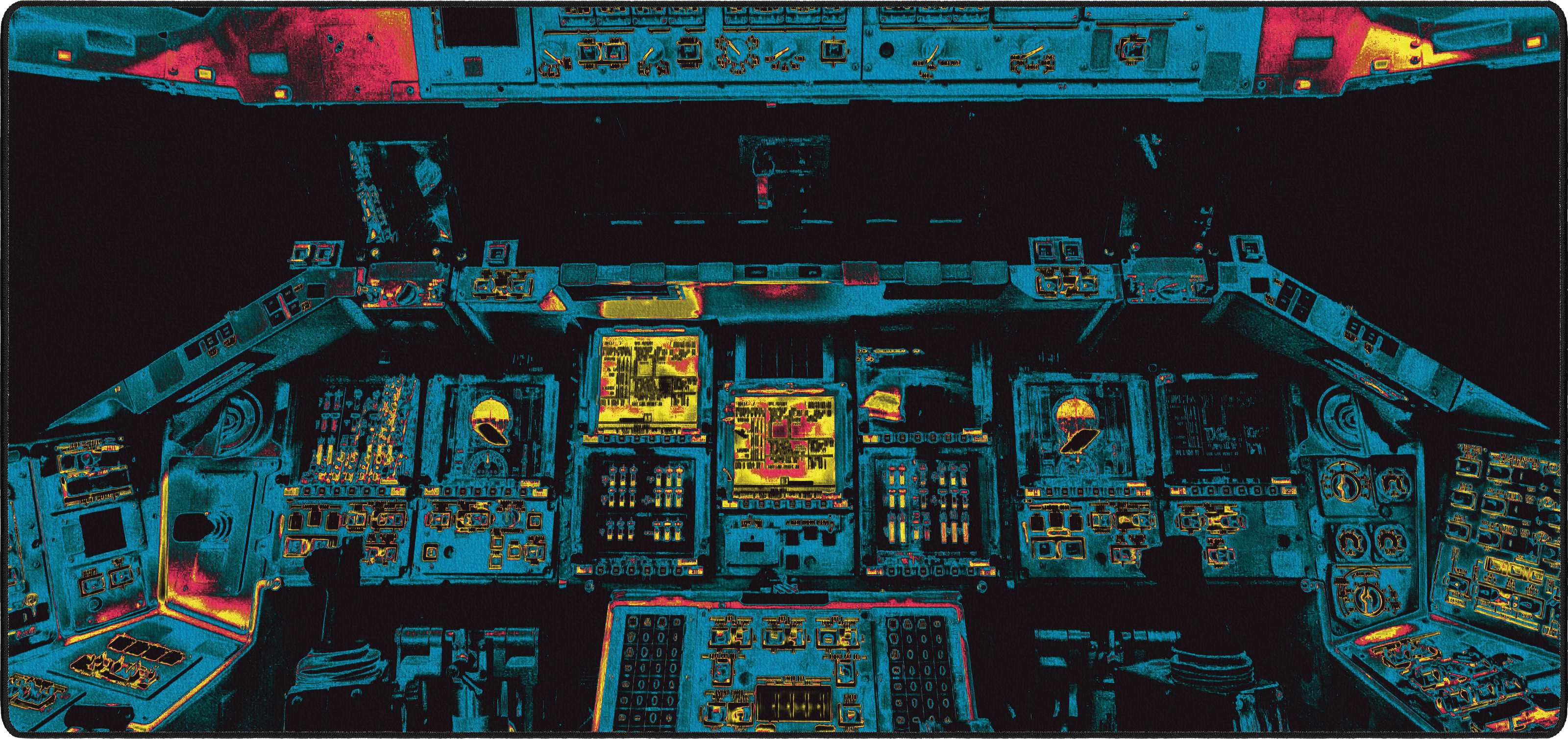 Spacecraft Cockpit mousepad thumbnail, Original, Large/XXL