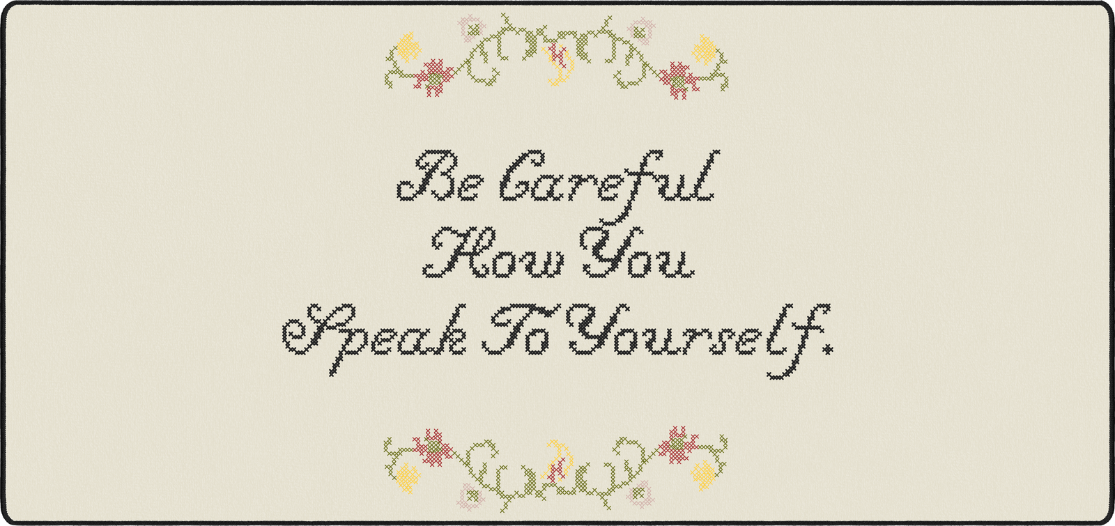 Speak Kindly Cross-Stitch